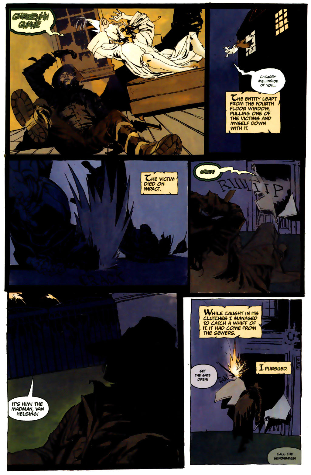 Read online Van Helsing: From Beneath the Rue Morgue comic -  Issue # Full - 8