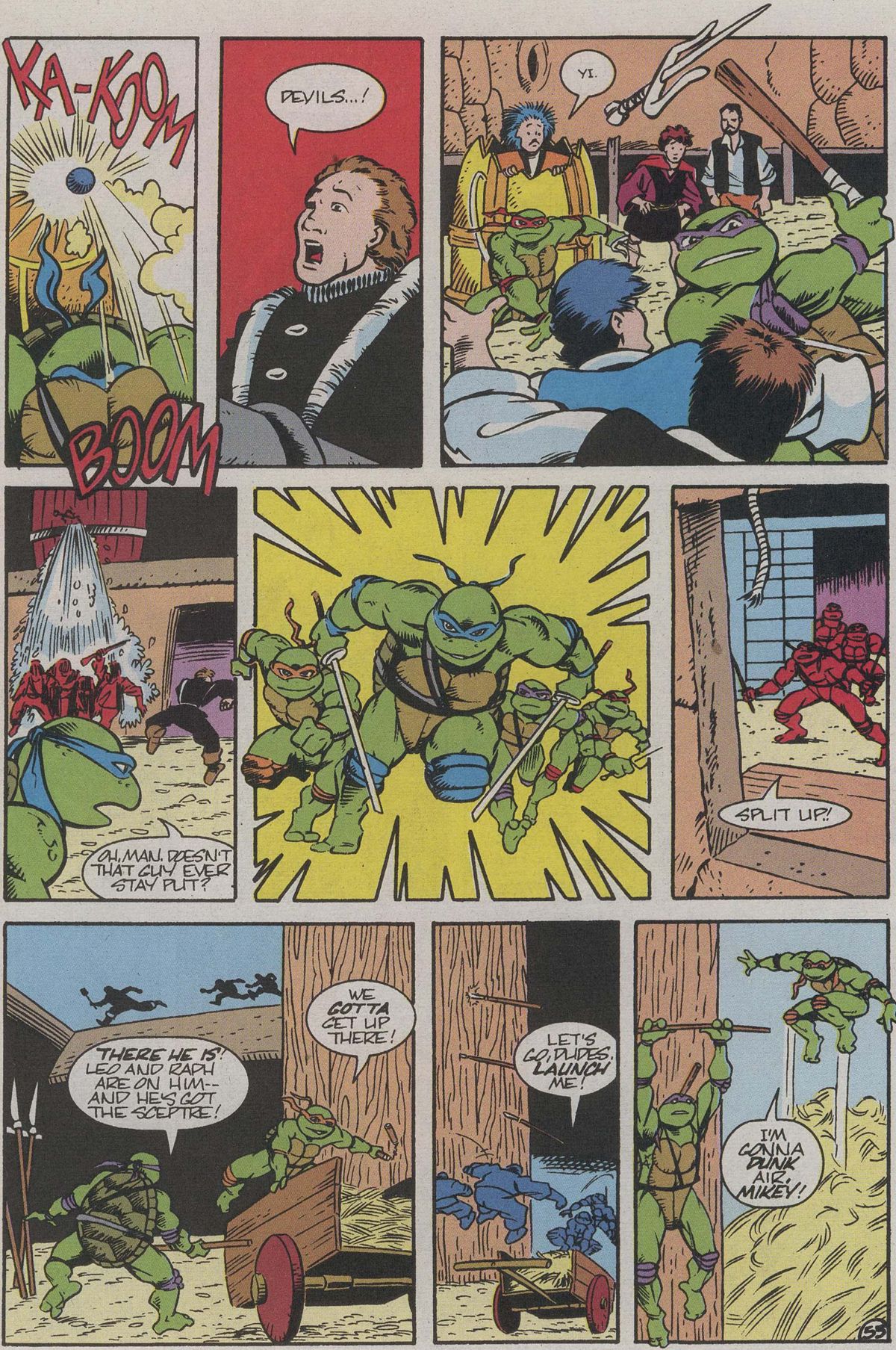 Read online Teenage Mutant Ninja Turtles III The Movie: The Turtles Are Back...In Time! comic -  Issue # Full - 56