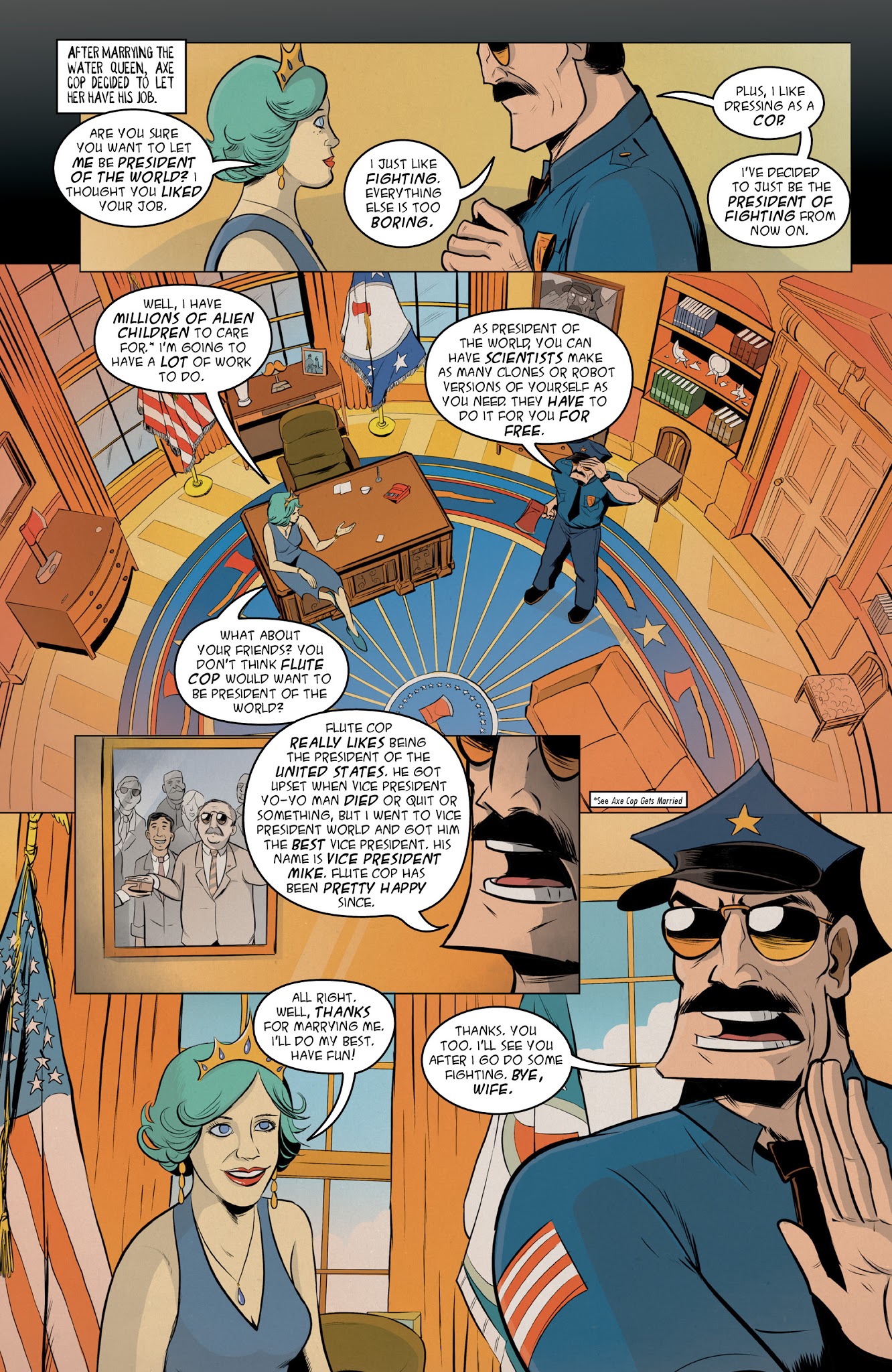 Read online Axe Cop comic -  Issue # TPB 6 - 9