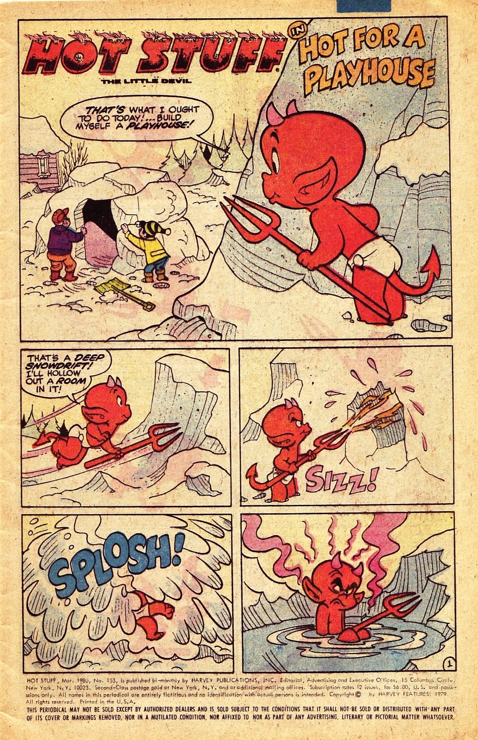 Read online Hot Stuff, the Little Devil comic -  Issue #153 - 5