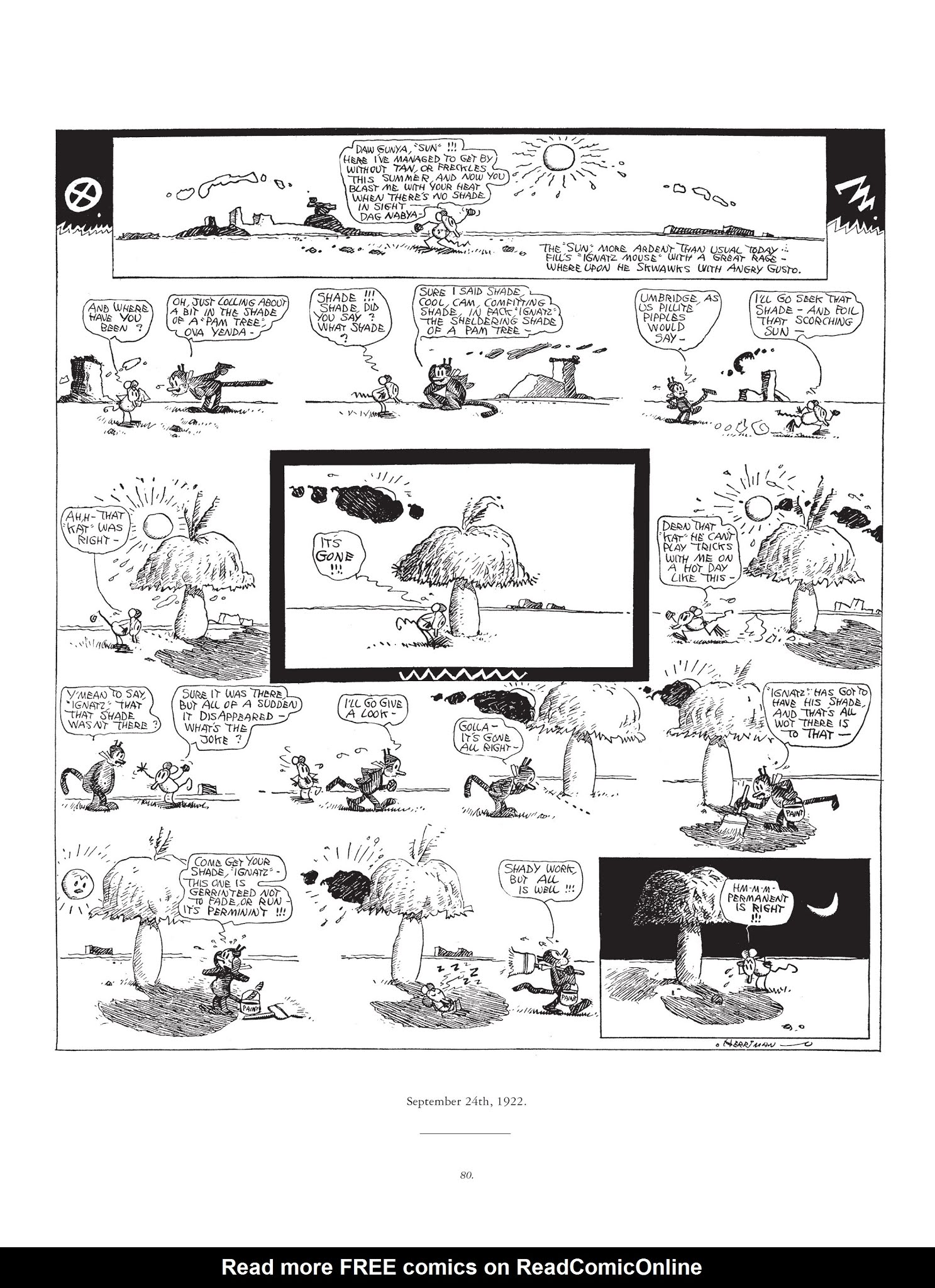 Read online Krazy & Ignatz comic -  Issue # TPB 3 - 80