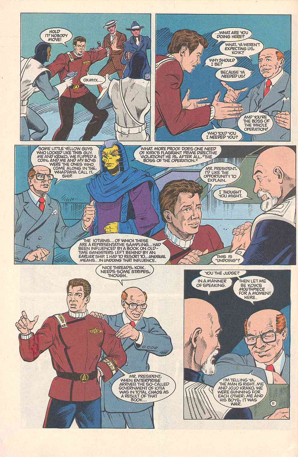 Read online Star Trek (1989) comic -  Issue #11 - 13