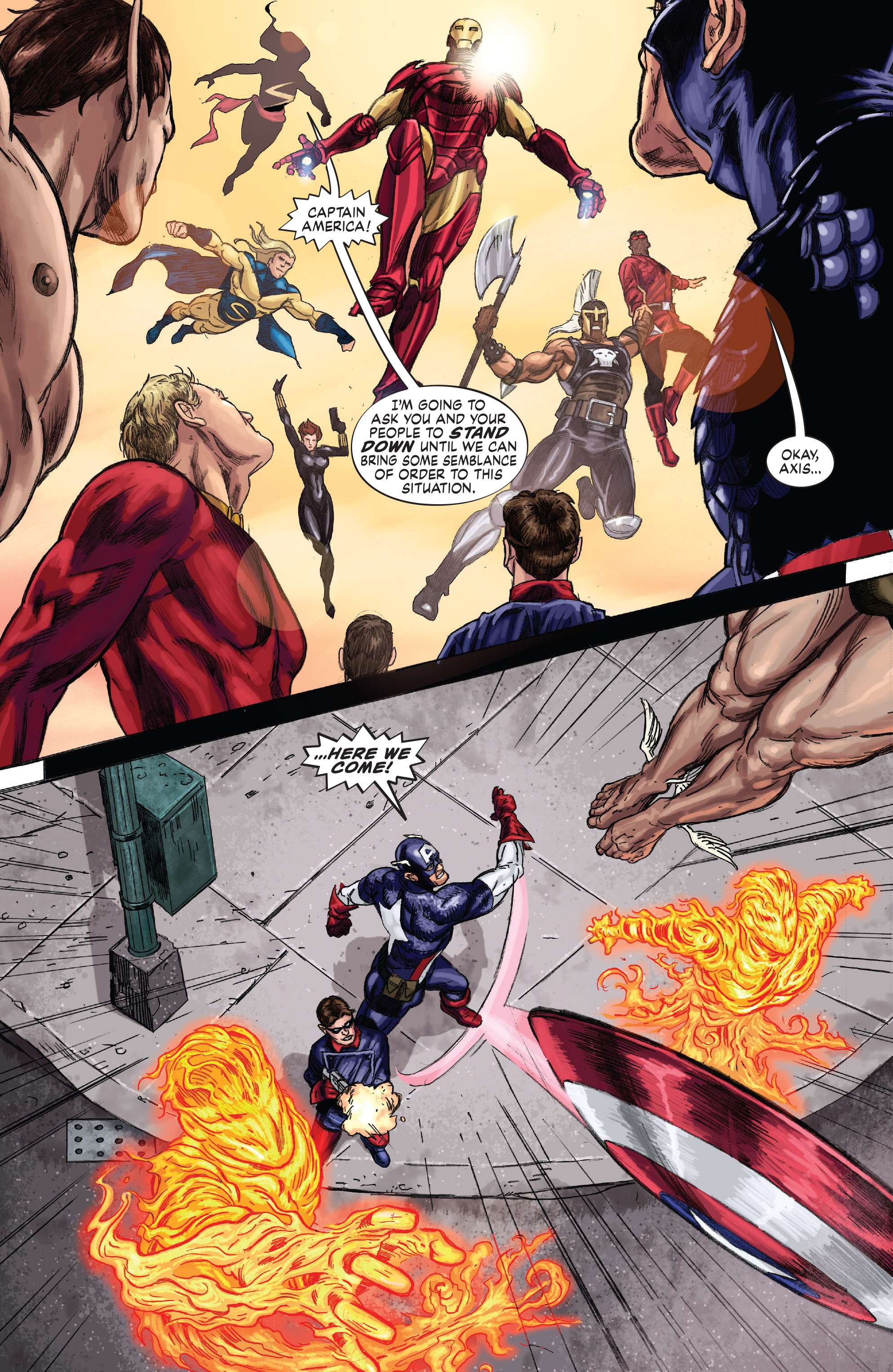 Read online Avengers/Invaders comic -  Issue #2 - 7