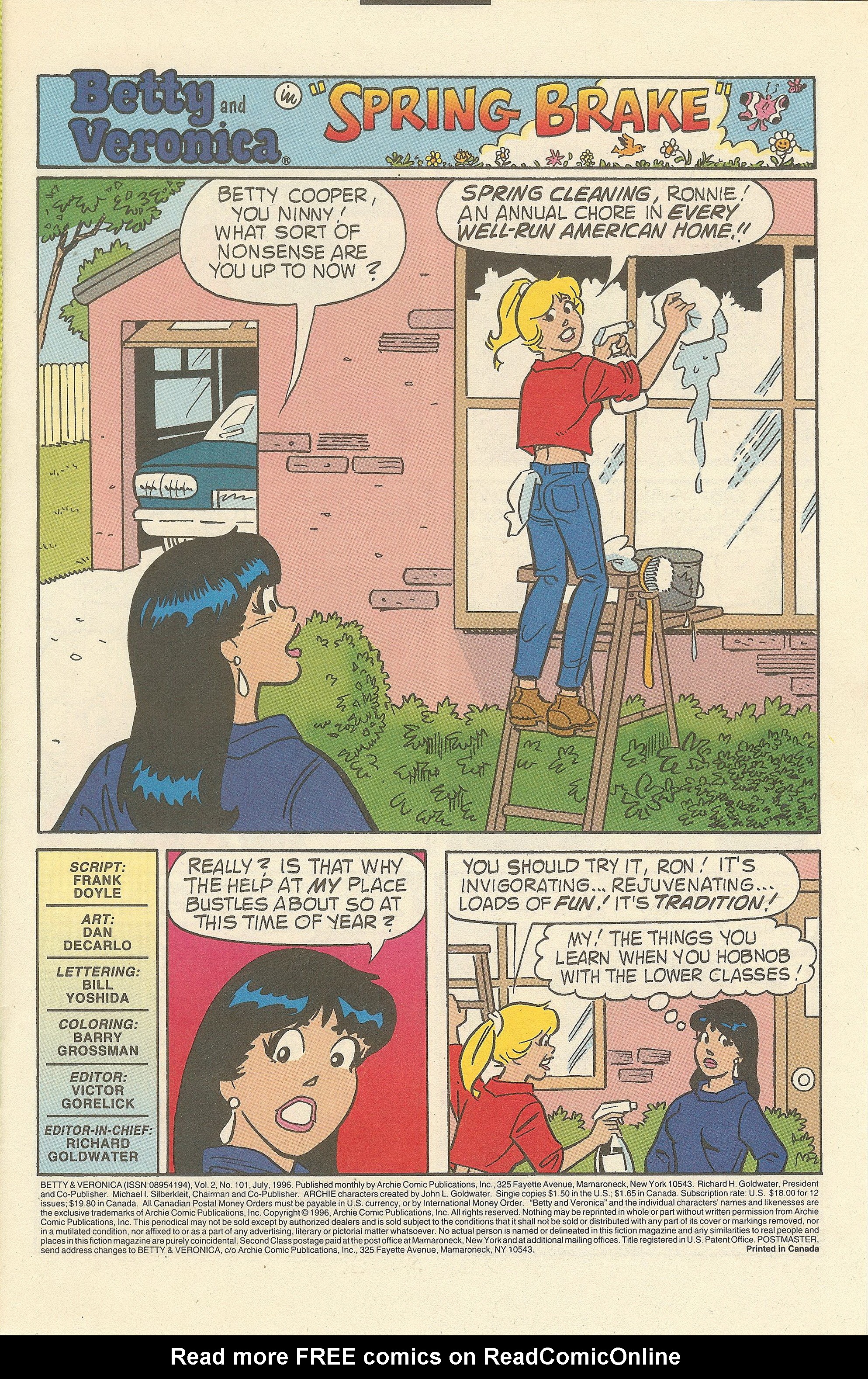 Read online Betty and Veronica (1987) comic -  Issue #101 - 3