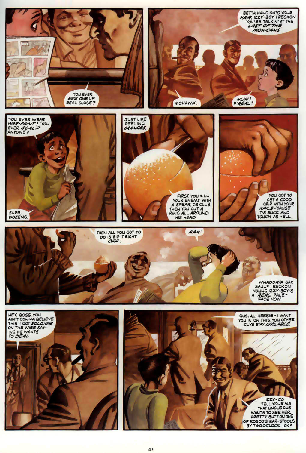 Read online Marvel Graphic Novel comic -  Issue #6 Night Raven - House of Cards - 42