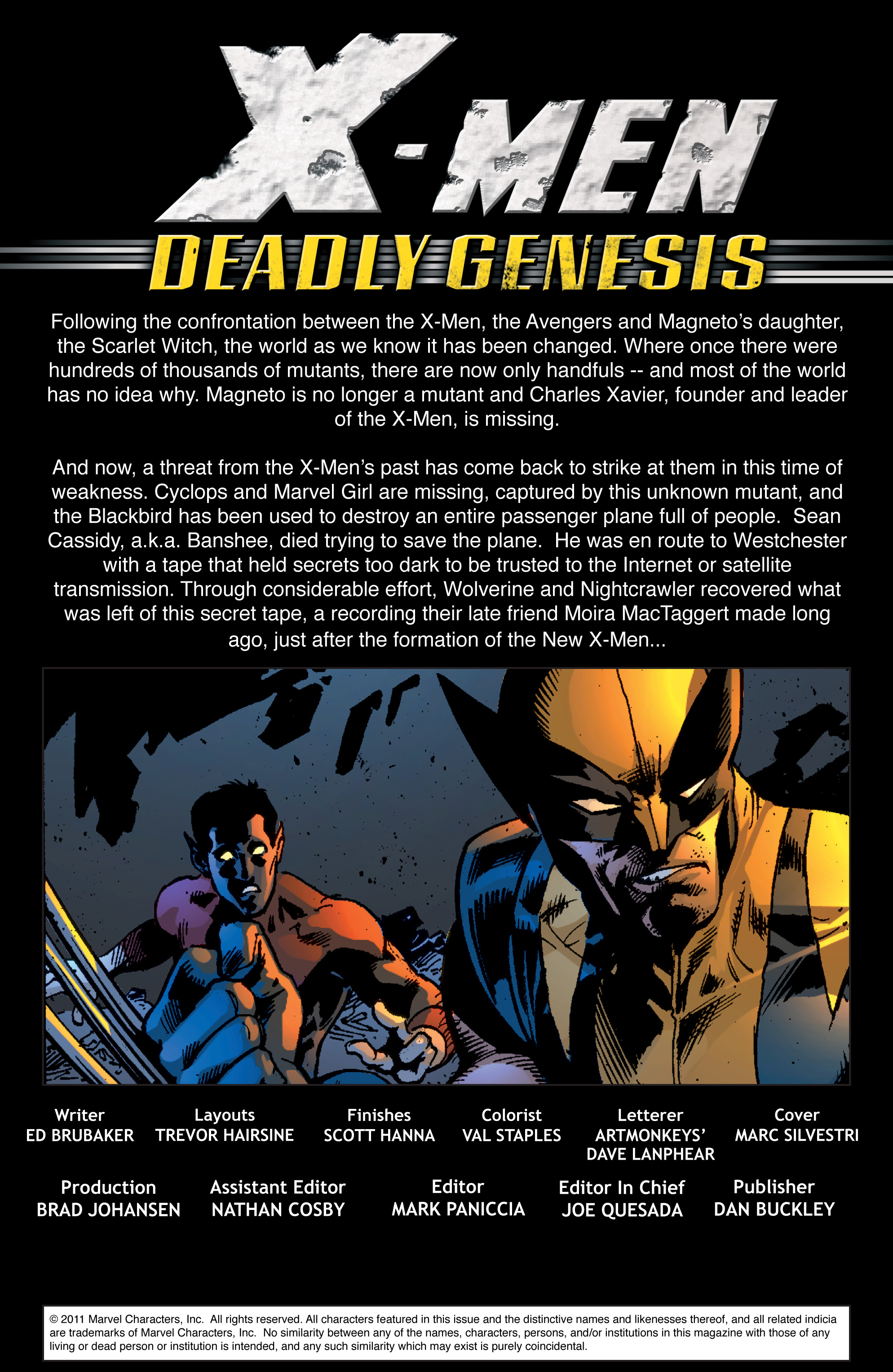 Read online X-Men: Deadly Genesis comic -  Issue #4 - 2