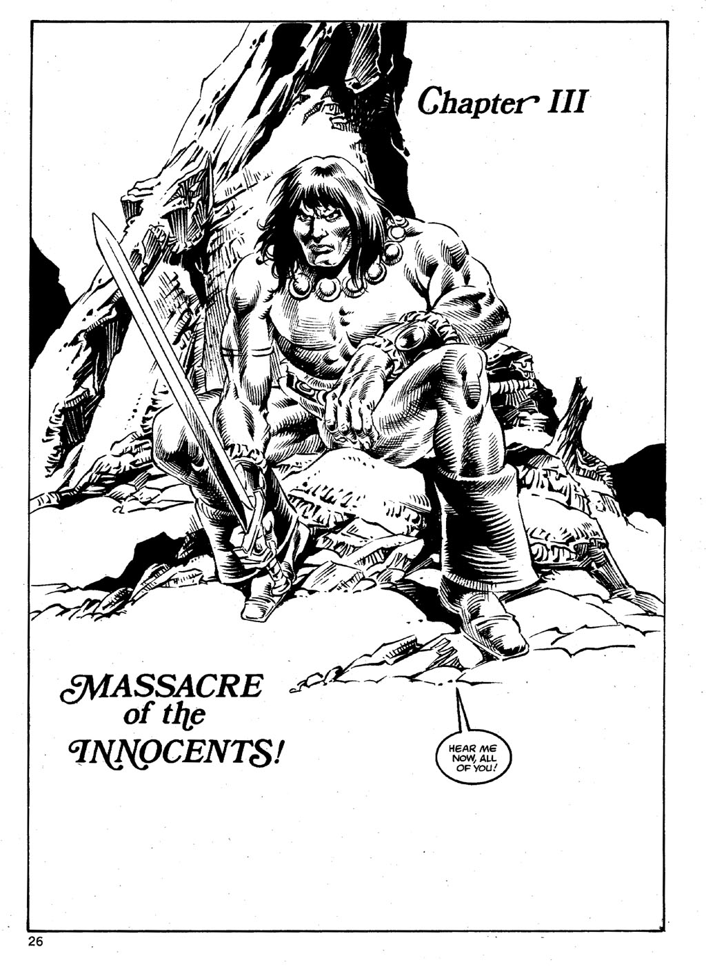 Read online The Savage Sword Of Conan comic -  Issue #85 - 26