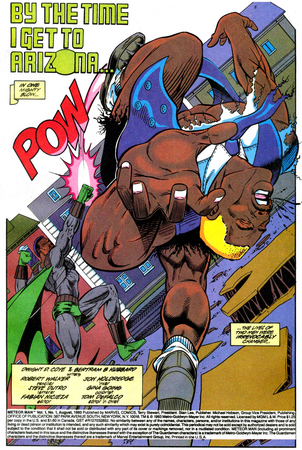 Read online Meteor Man comic -  Issue #1 - 2