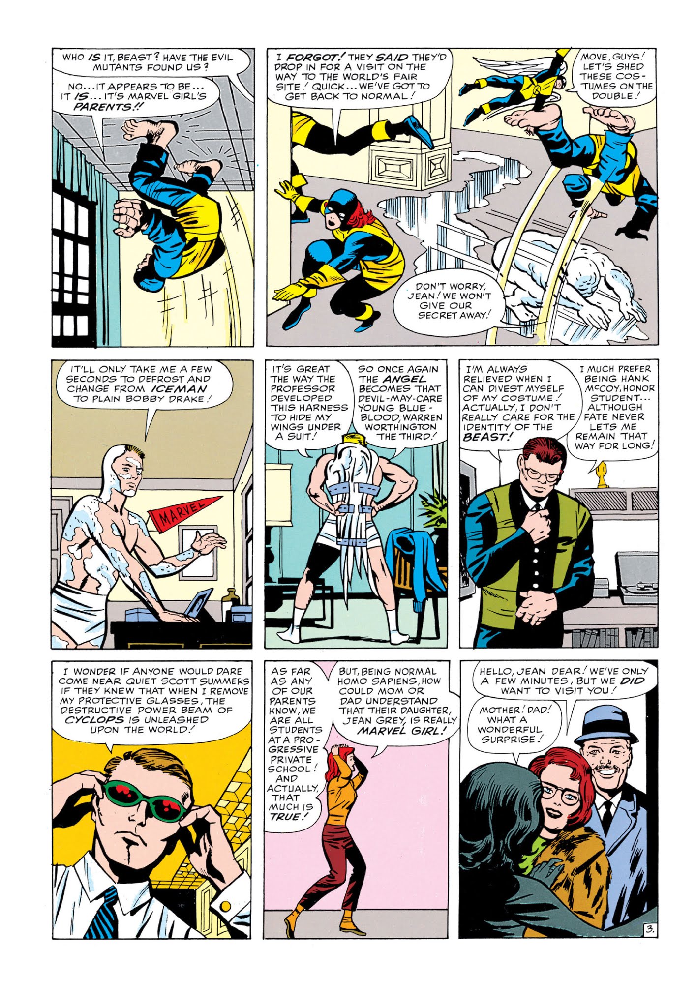 Read online Marvel Masterworks: The X-Men comic -  Issue # TPB 1 (Part 2) - 3