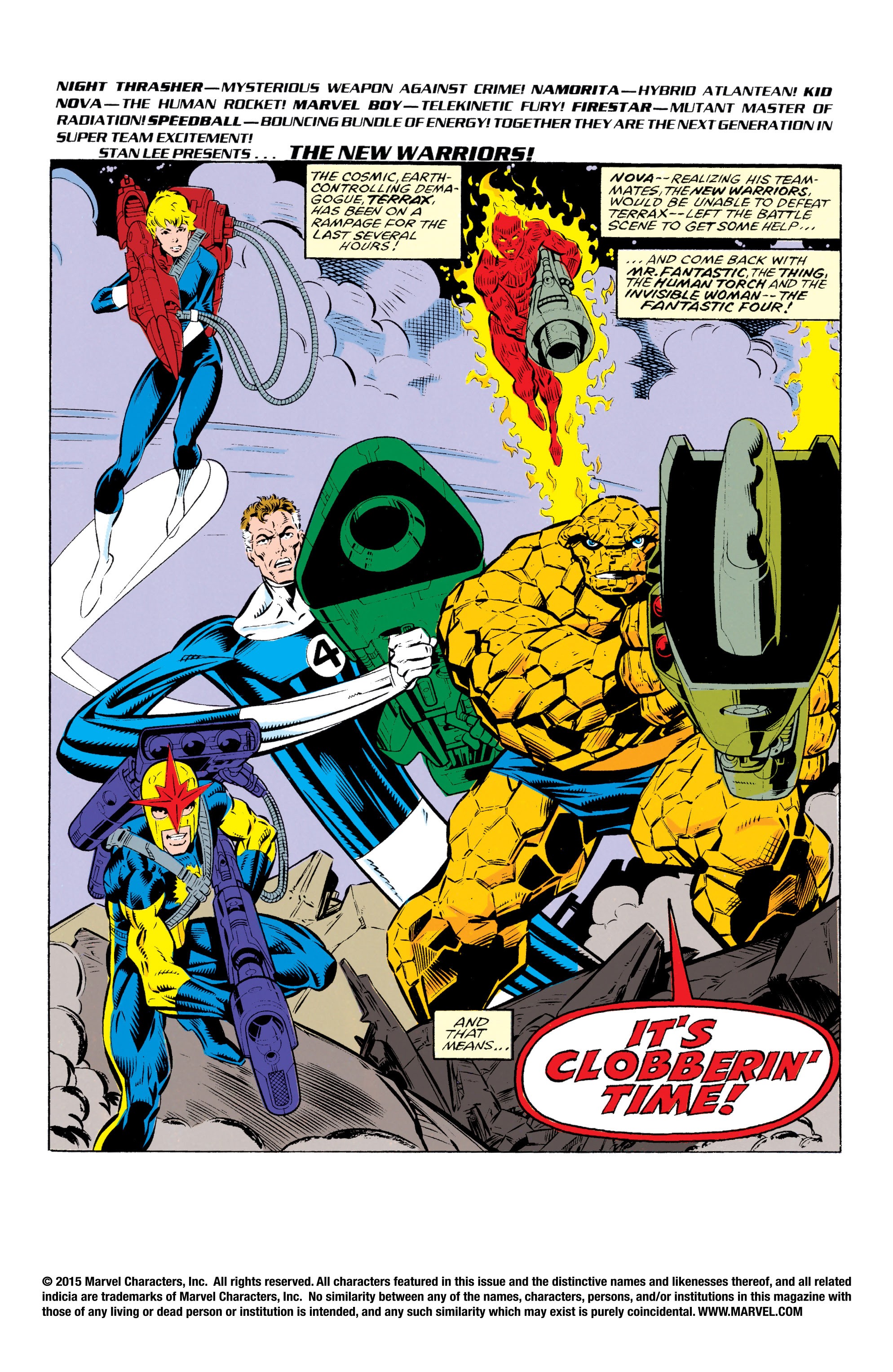 Read online The New Warriors comic -  Issue #17 - 2