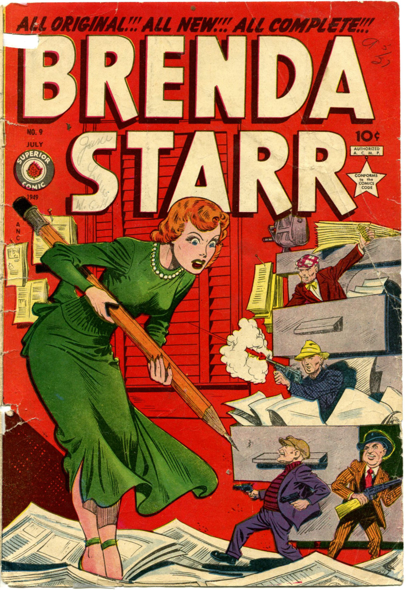 Read online Brenda Starr (1948) comic -  Issue #9 - 1