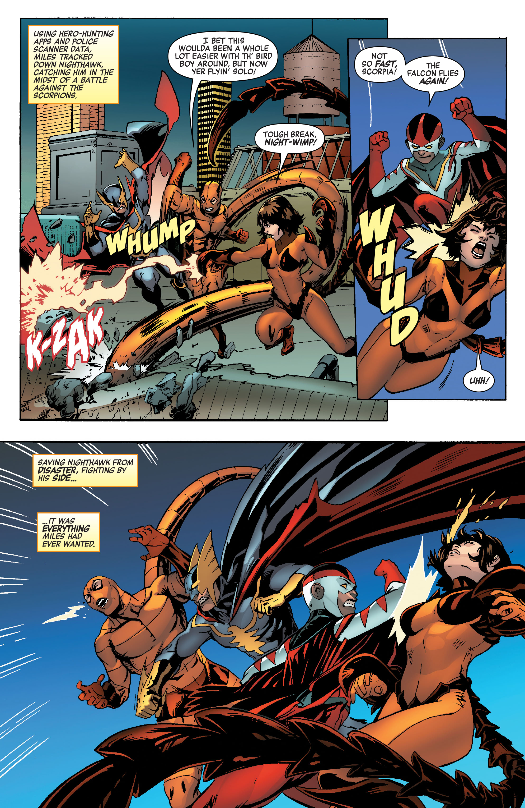 Read online Heroes Reborn: One-Shots comic -  Issue # Young Squadron - 11