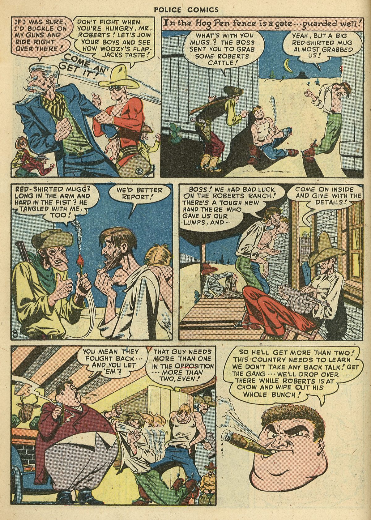 Read online Police Comics comic -  Issue #71 - 10