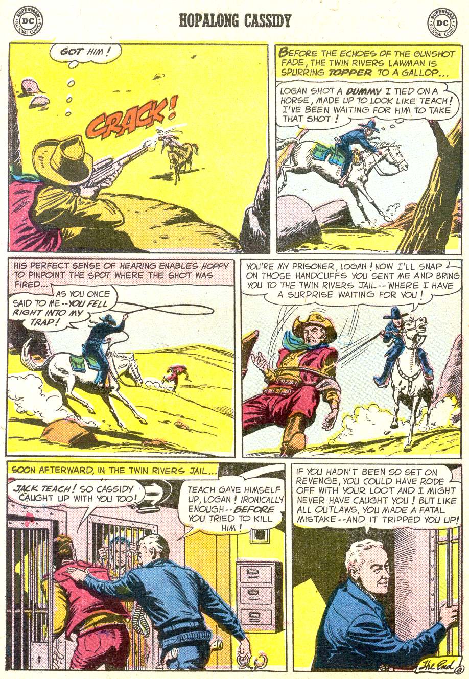 Read online Hopalong Cassidy comic -  Issue #121 - 32