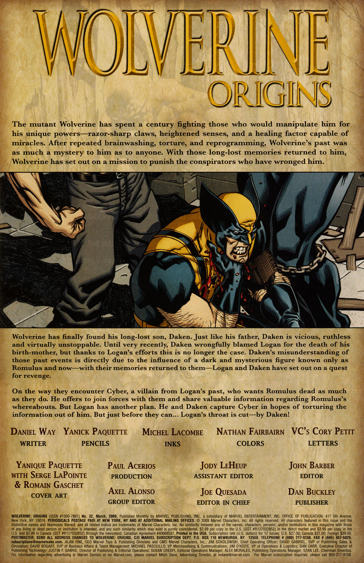Read online Wolverine: Origins comic -  Issue #32 - 2