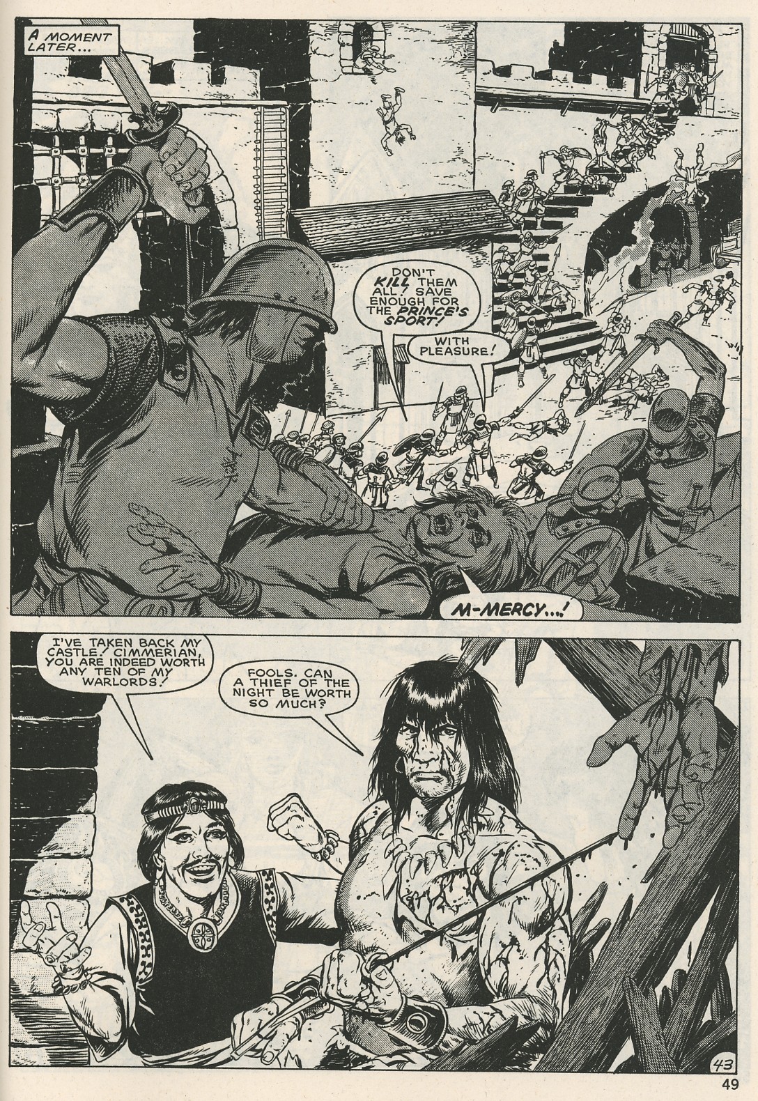 Read online The Savage Sword Of Conan comic -  Issue #126 - 49
