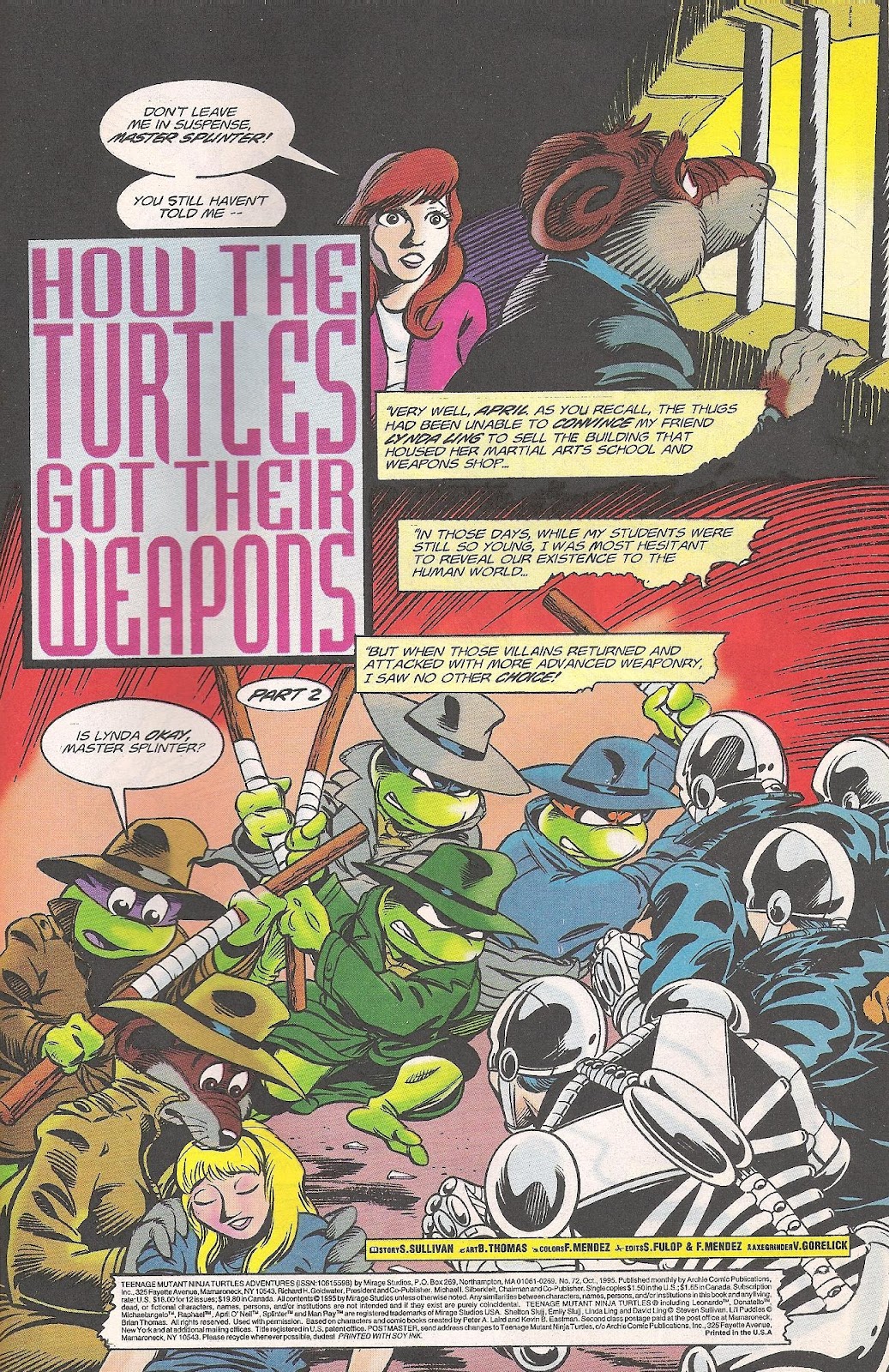 Teenage Mutant Ninja Turtles Adventures (1989) issue 72 - Page 3