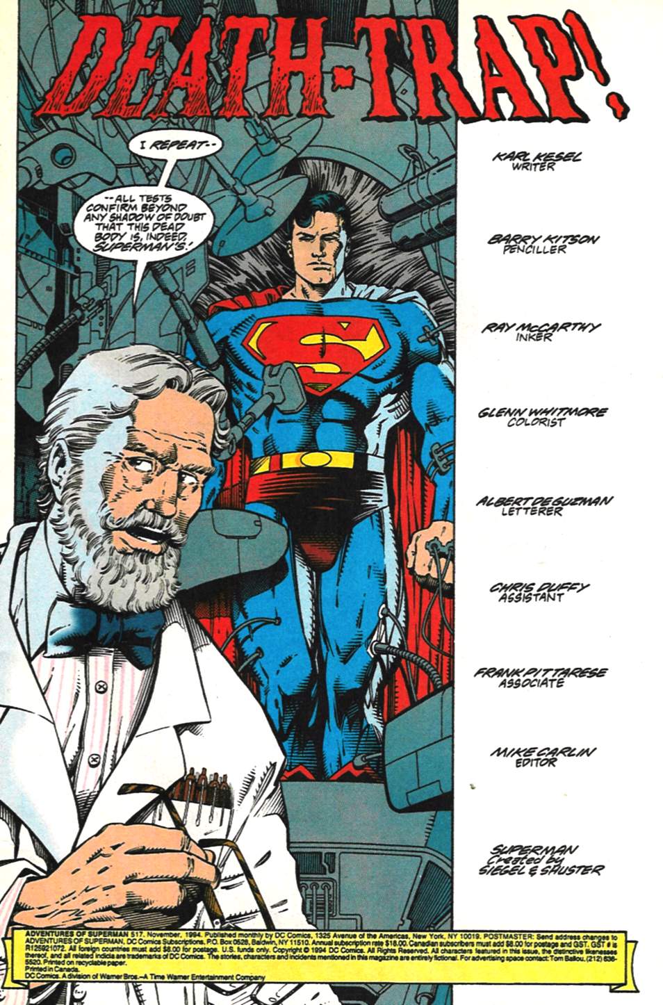 Read online Adventures of Superman (1987) comic -  Issue #517 - 2