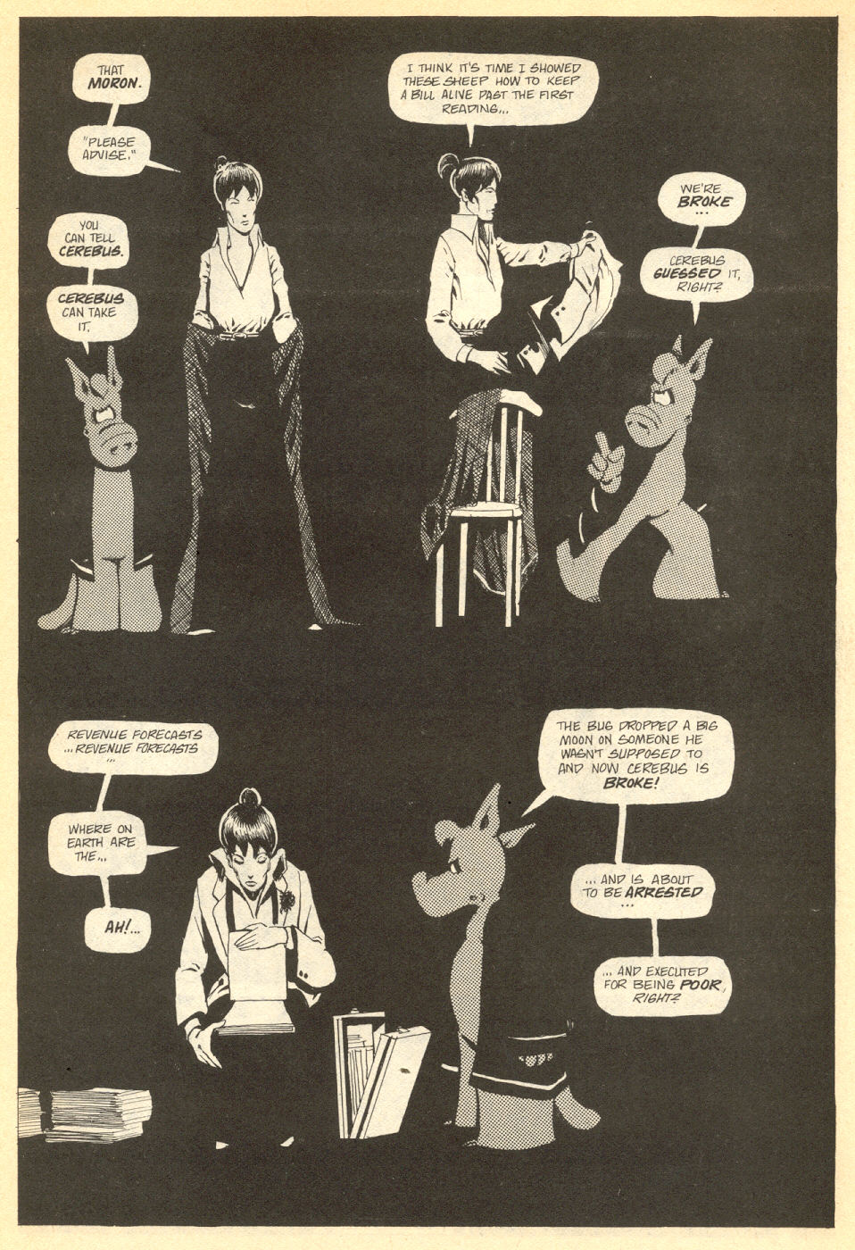 Read online Cerebus comic -  Issue #33 - 20