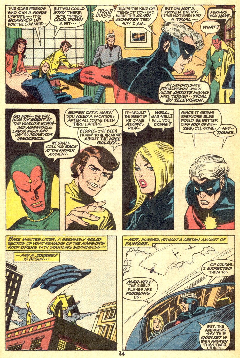 Read online The Avengers (1963) comic -  Issue #92 - 11