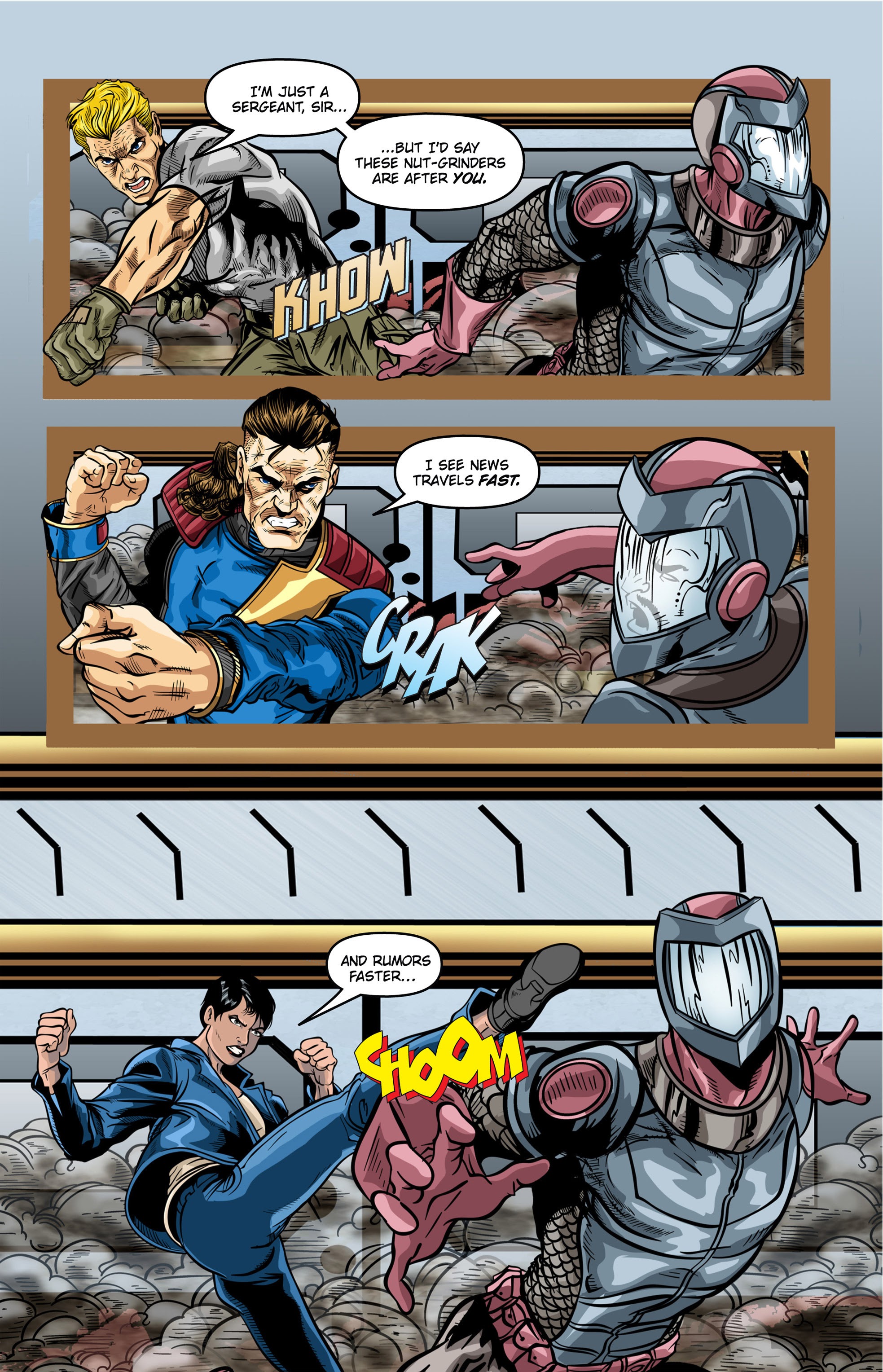 Read online William Shatner's Man O' War comic -  Issue #6 - 8