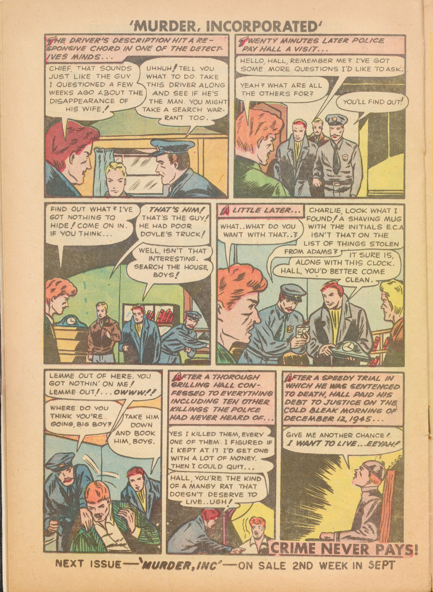 Read online Murder Incorporated (1948) comic -  Issue #5 - 22