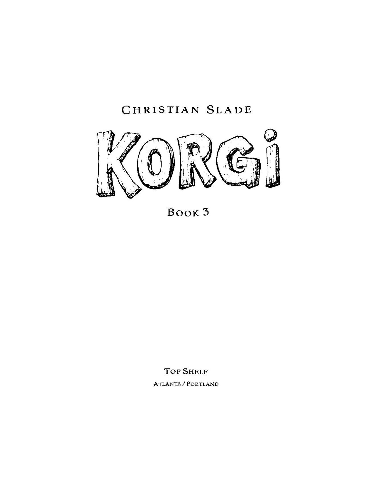 Read online Korgi comic -  Issue # TPB 3 - 4