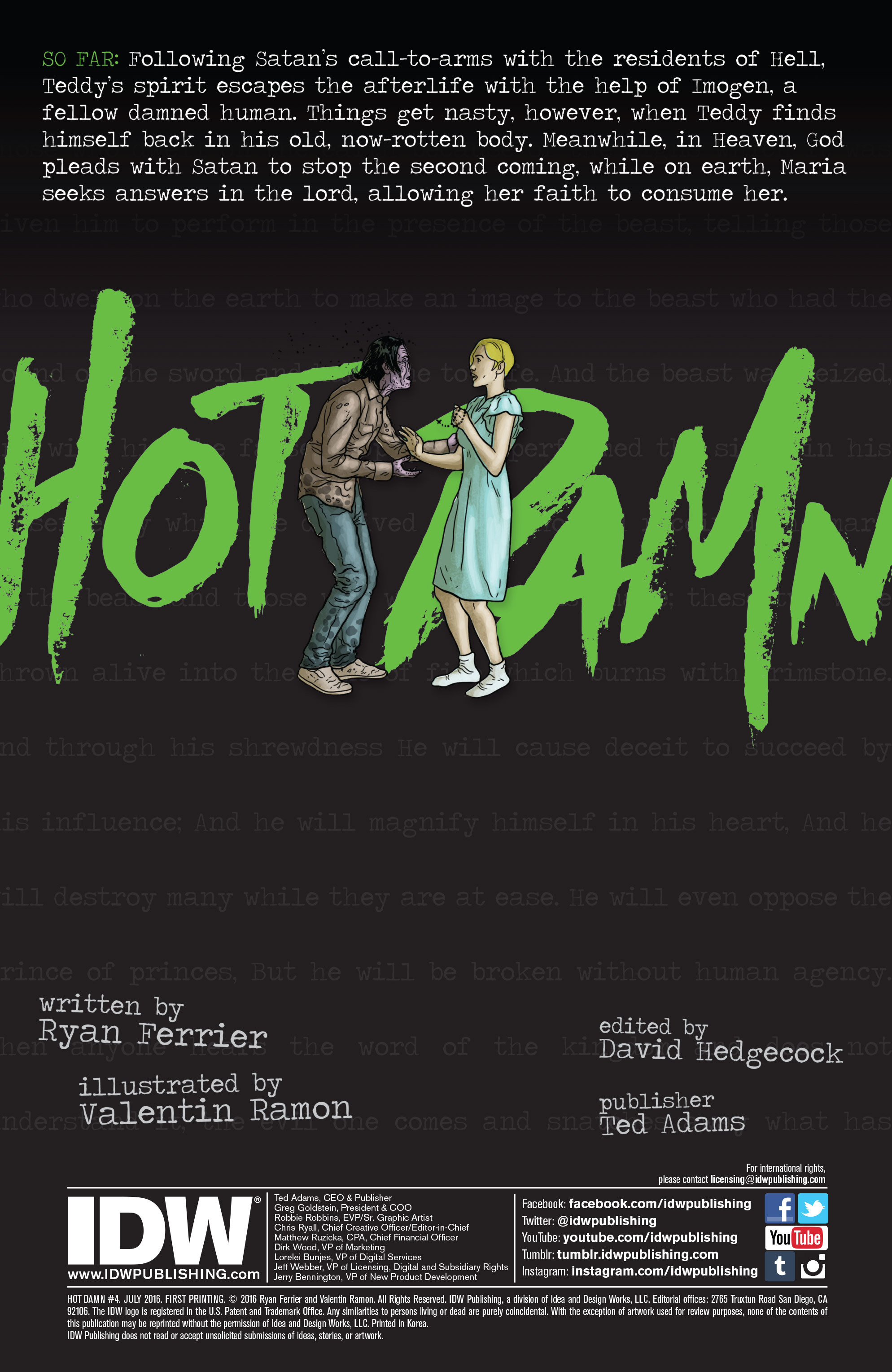Read online Hot Damn comic -  Issue #4 - 2