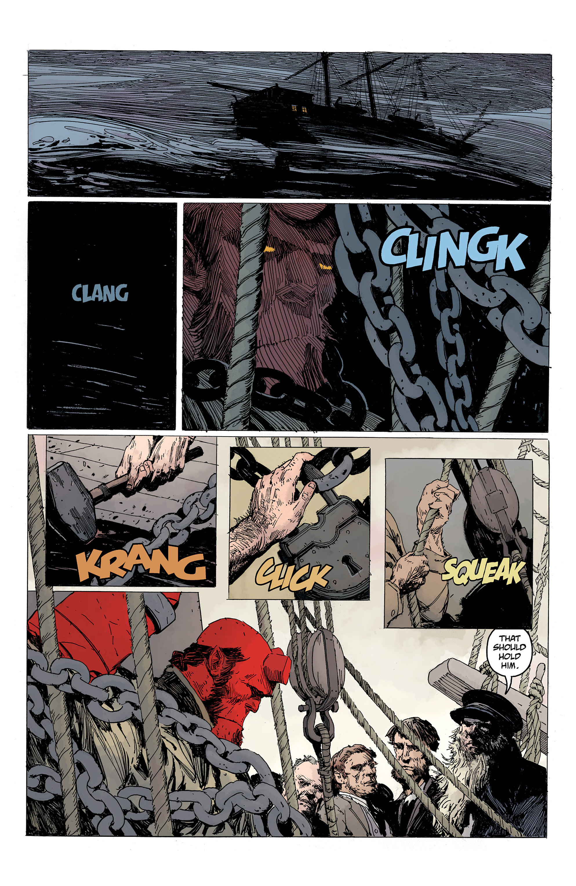 Read online Hellboy: Into the Silent Sea comic -  Issue # Full - 13