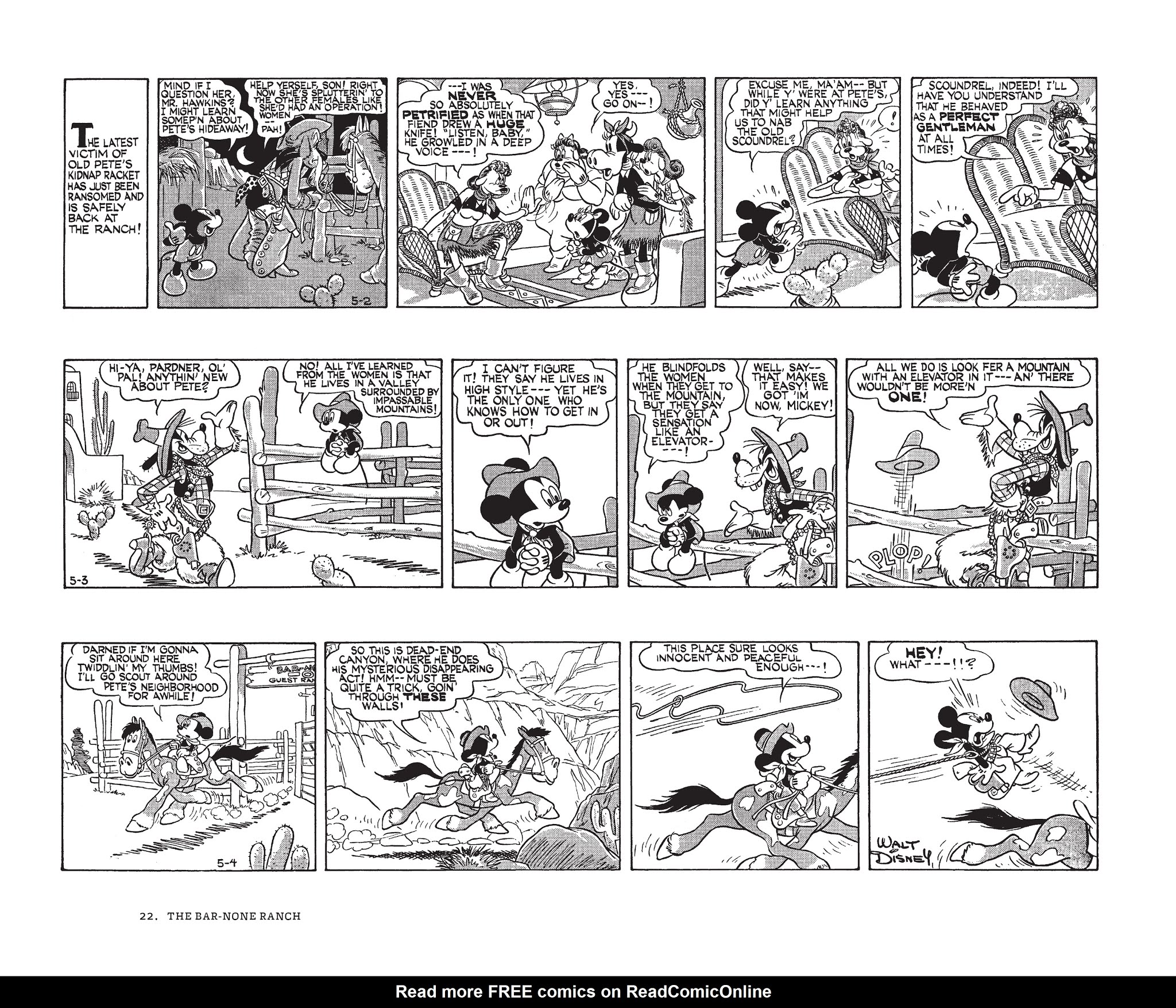 Read online Walt Disney's Mickey Mouse by Floyd Gottfredson comic -  Issue # TPB 6 (Part 1) - 22