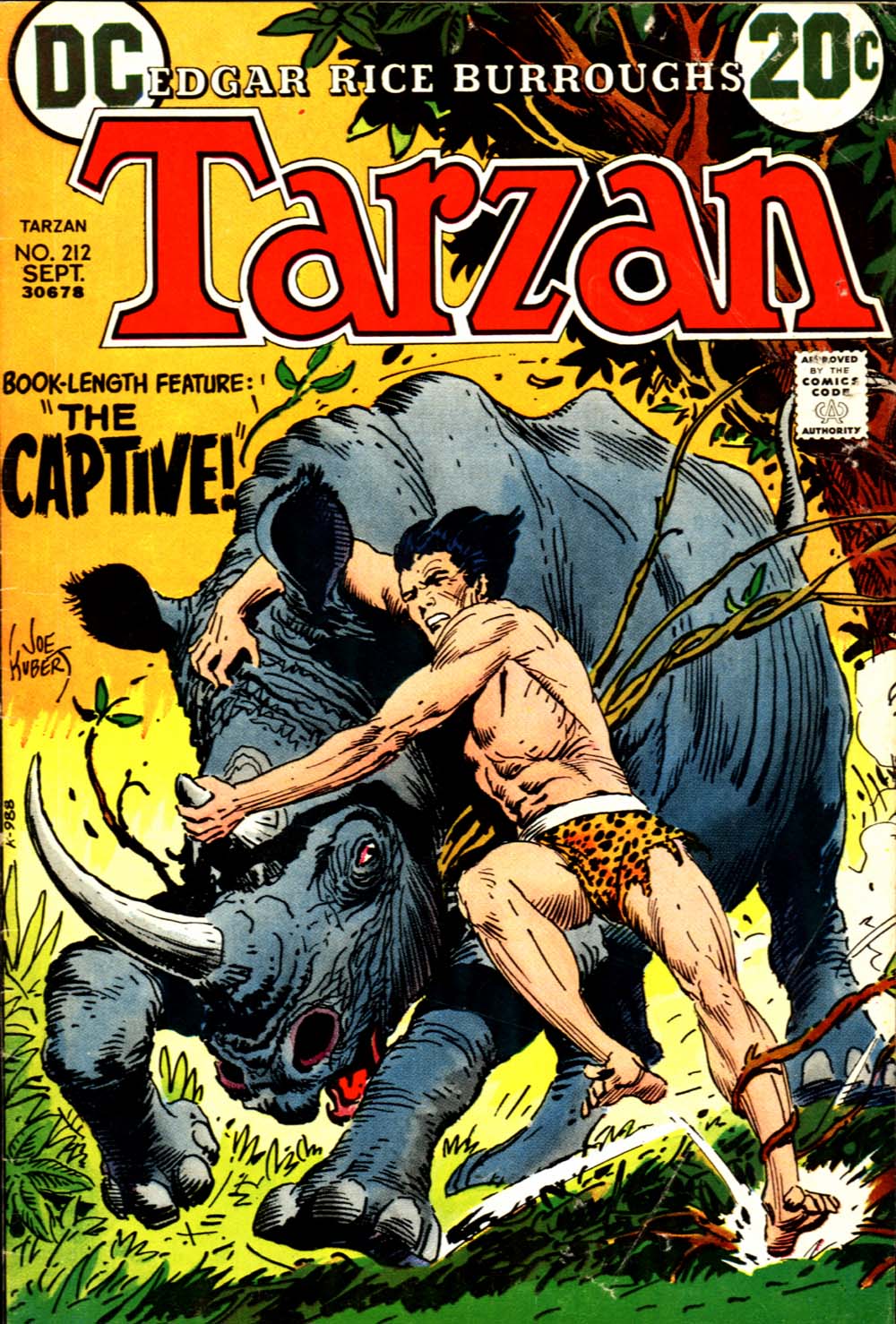 Read online Tarzan (1972) comic -  Issue #212 - 1