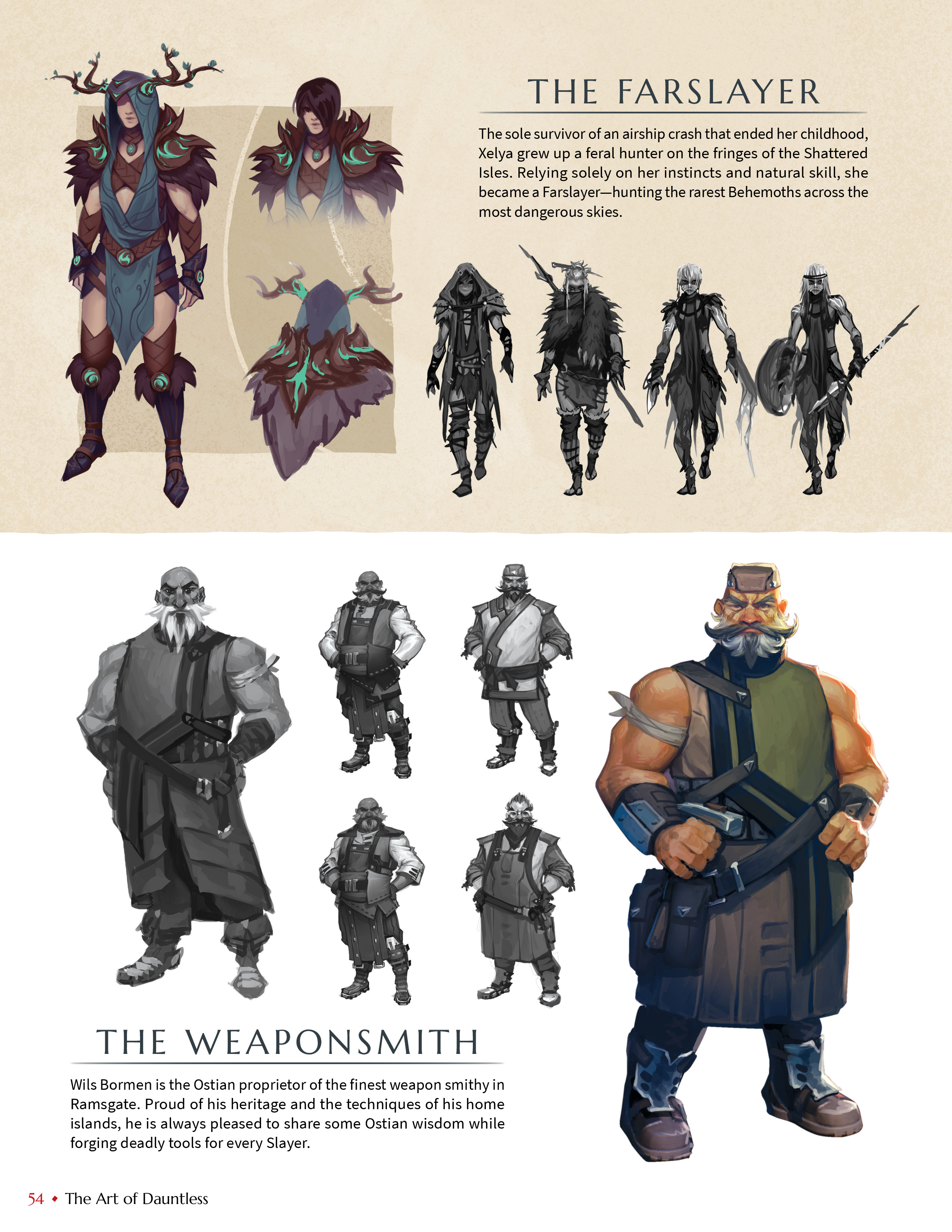 Read online The Art of Dauntless comic -  Issue # TPB - 48