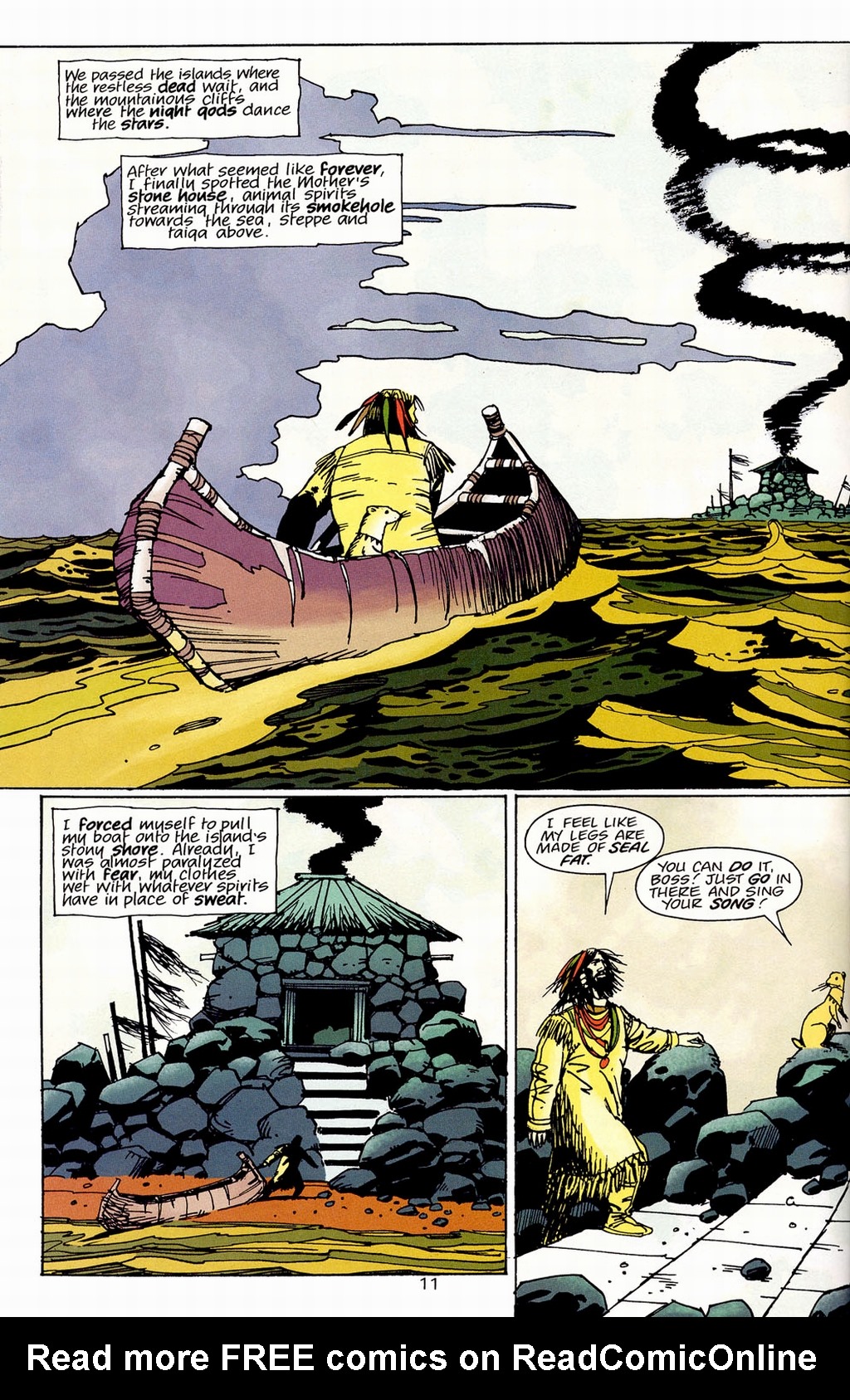 Read online Muktuk Wolfsbreath: Hard-Boiled Shaman comic -  Issue #3 - 12