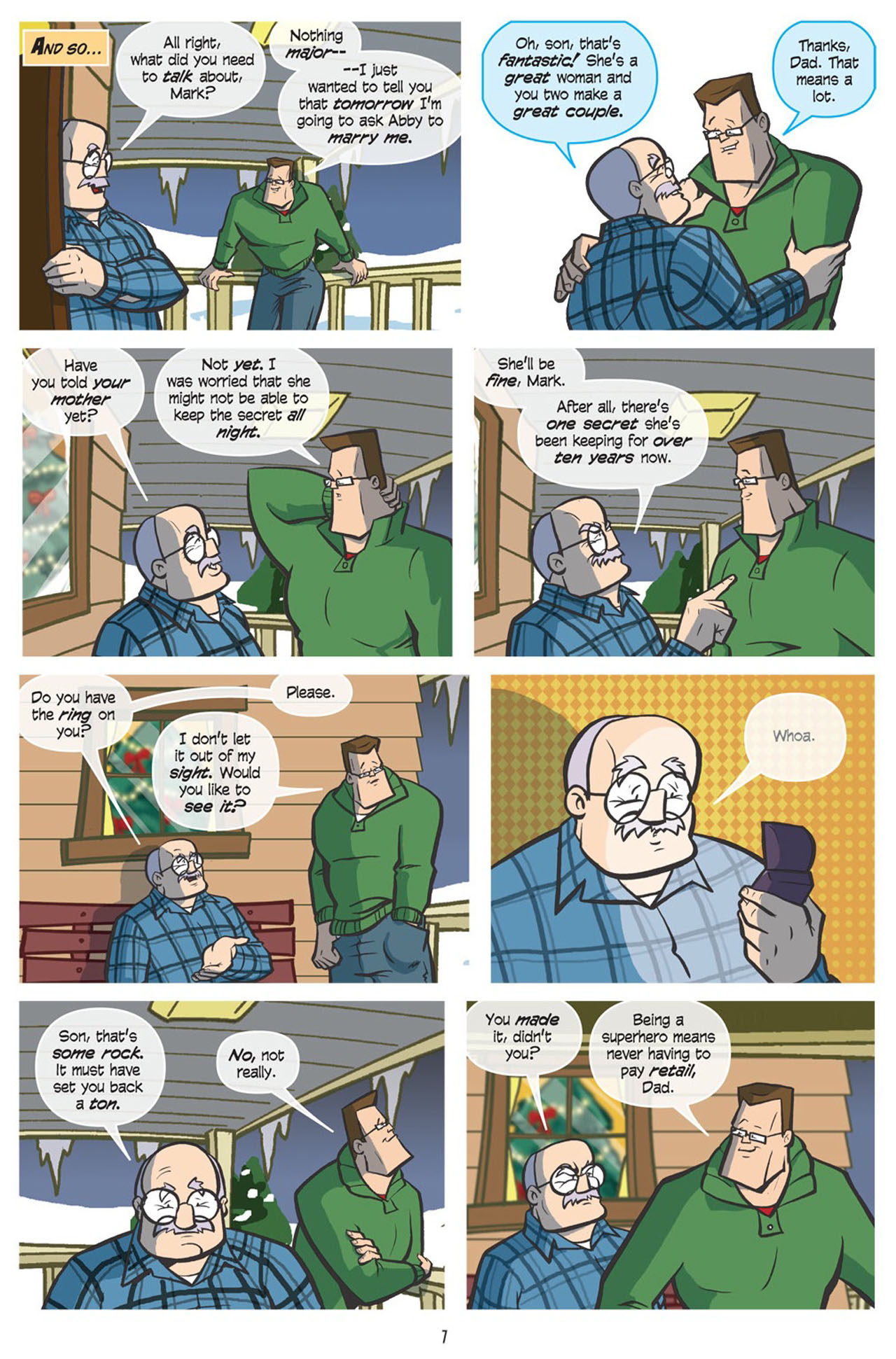 Read online Love and Capes comic -  Issue #7 - 9