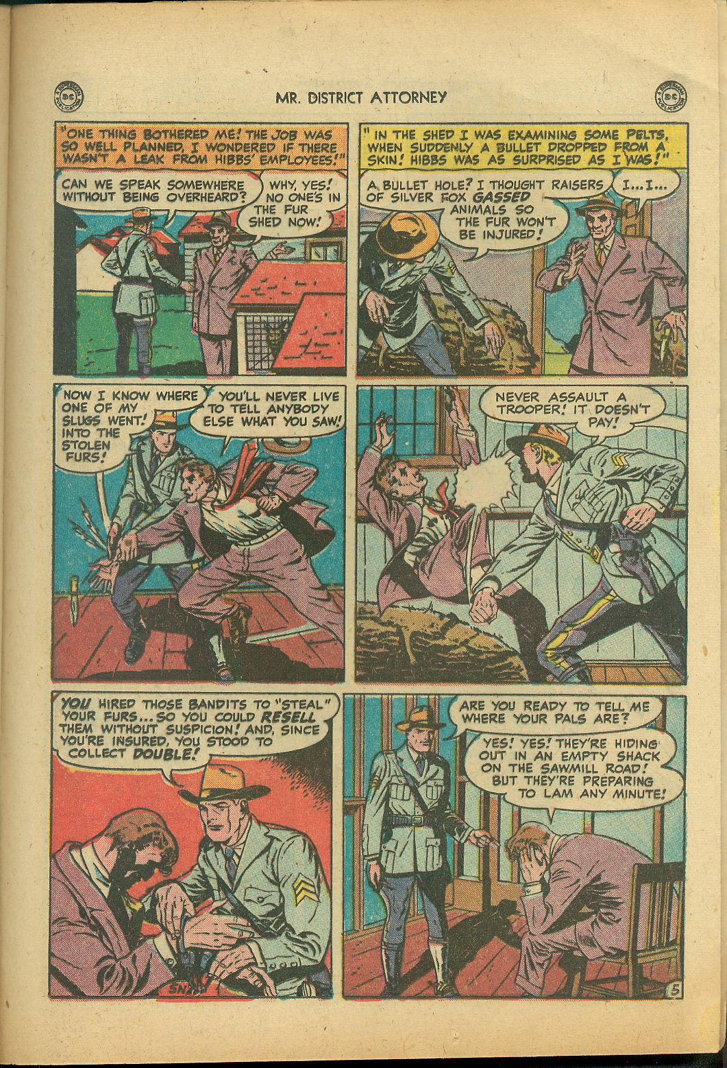 Read online Mr. District Attorney comic -  Issue #3 - 37