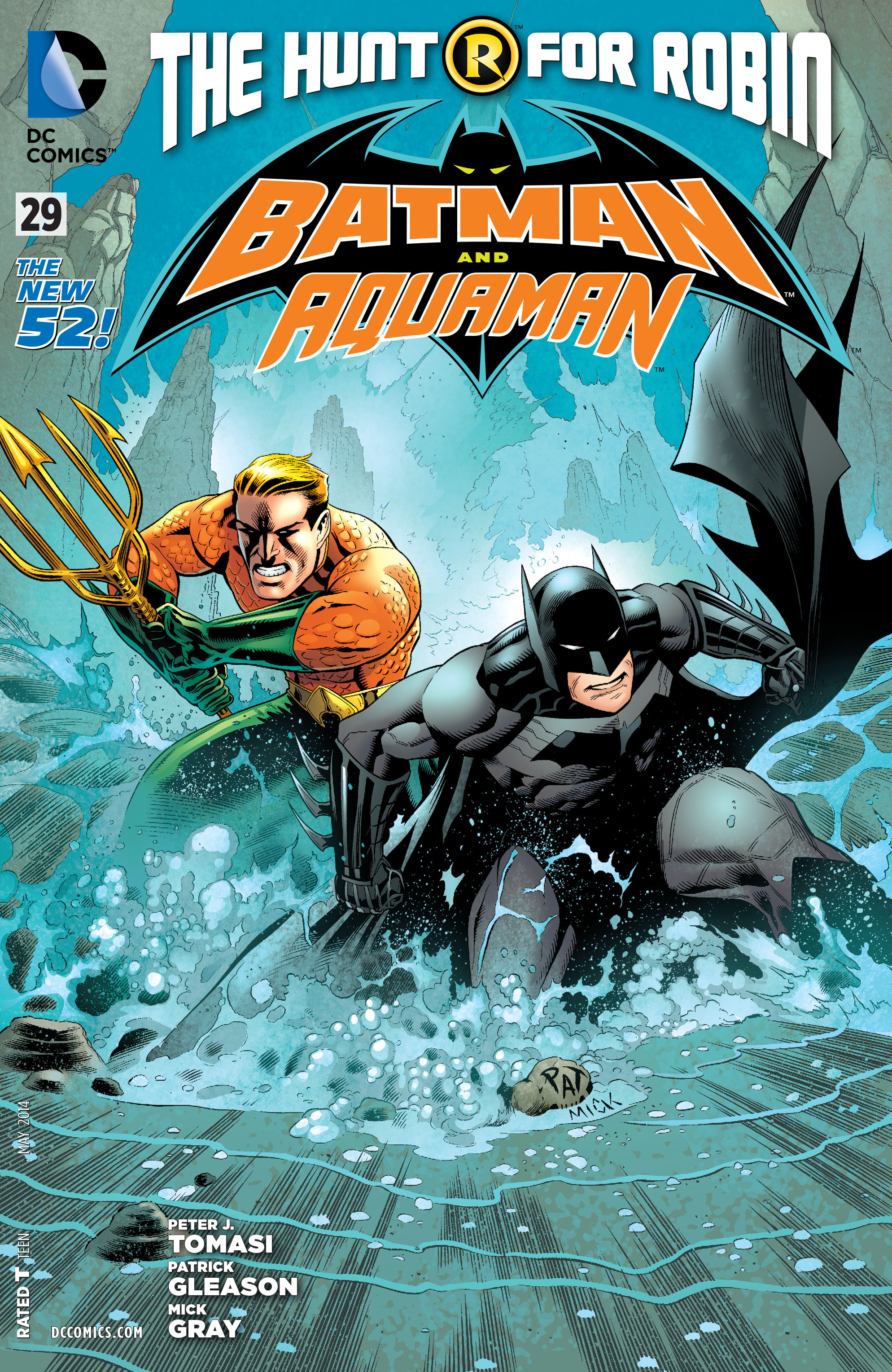Read online Batman and Robin (2011) comic -  Issue #29 - Batman and Aquaman - 1