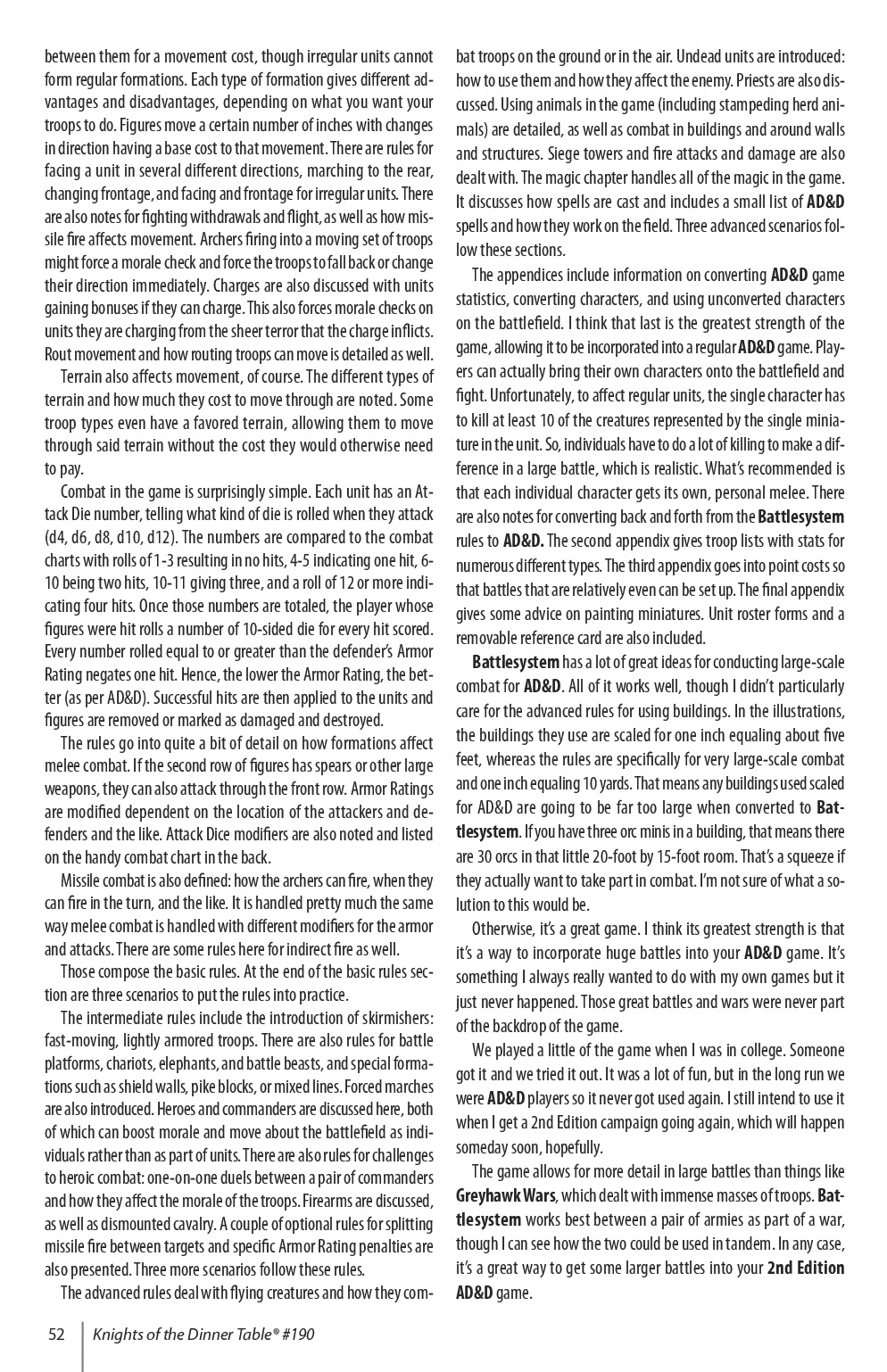 Read online Knights of the Dinner Table comic -  Issue #190 - 54