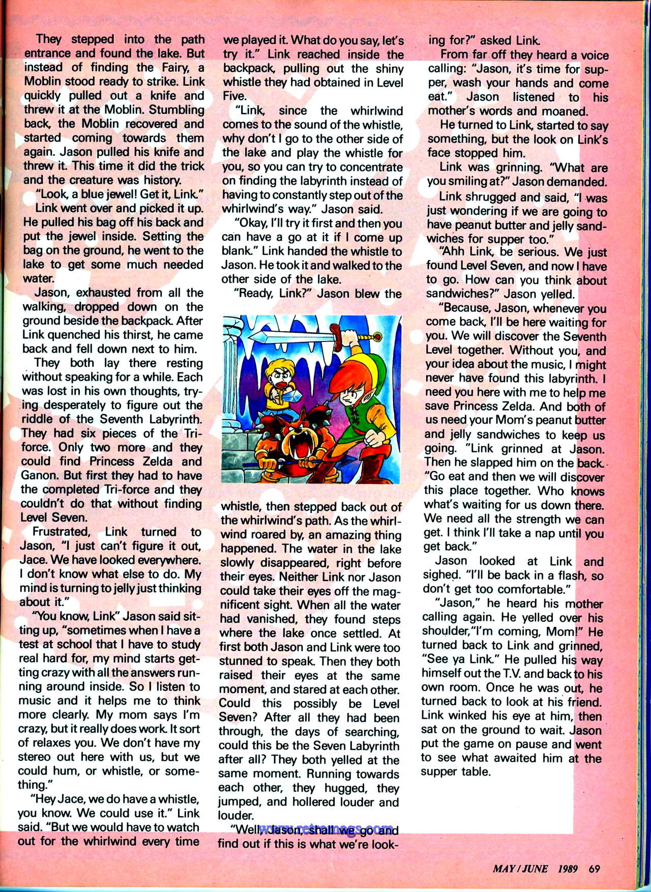 Read online Nintendo Power comic -  Issue #6 - 72