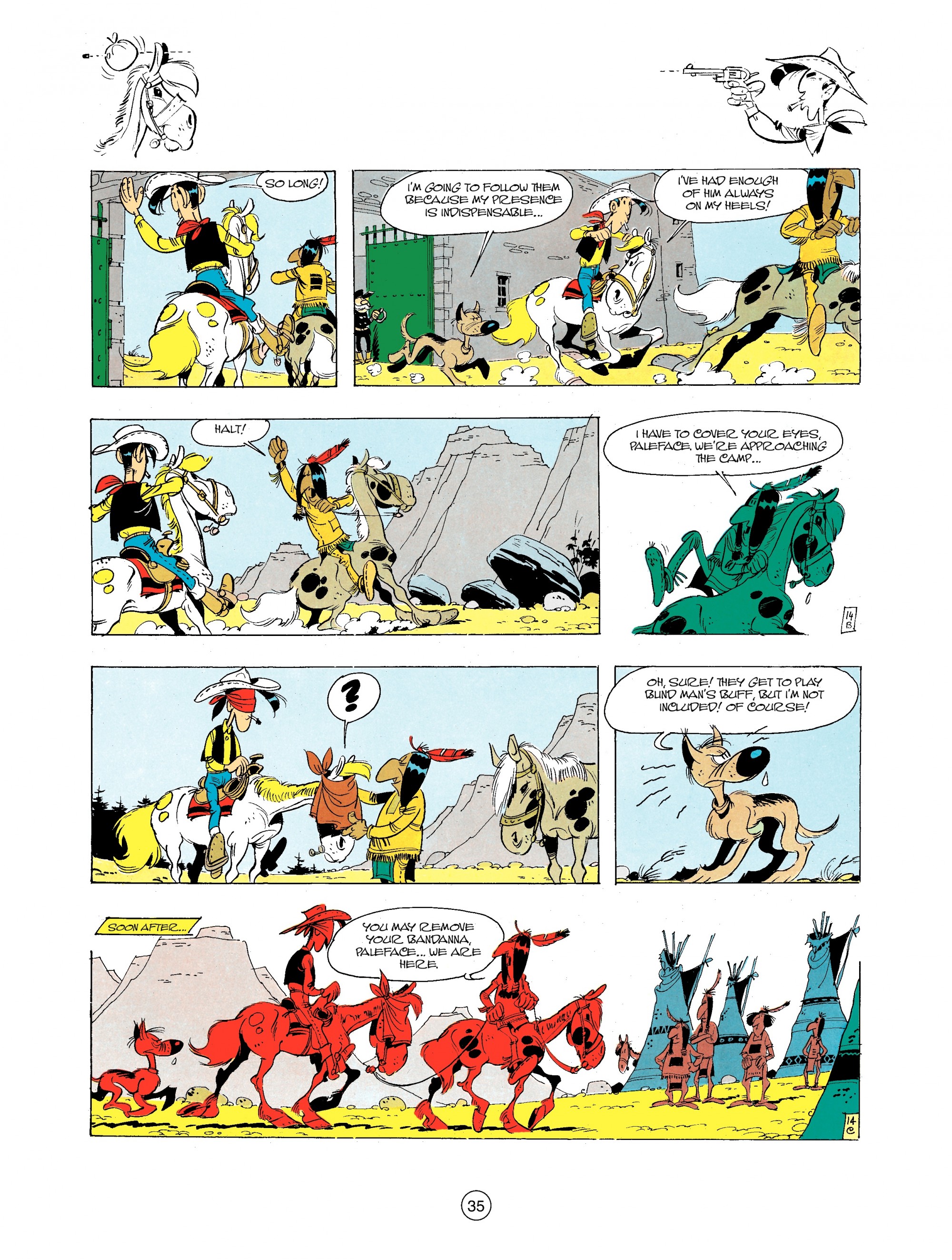 Read online A Lucky Luke Adventure comic -  Issue #34 - 35