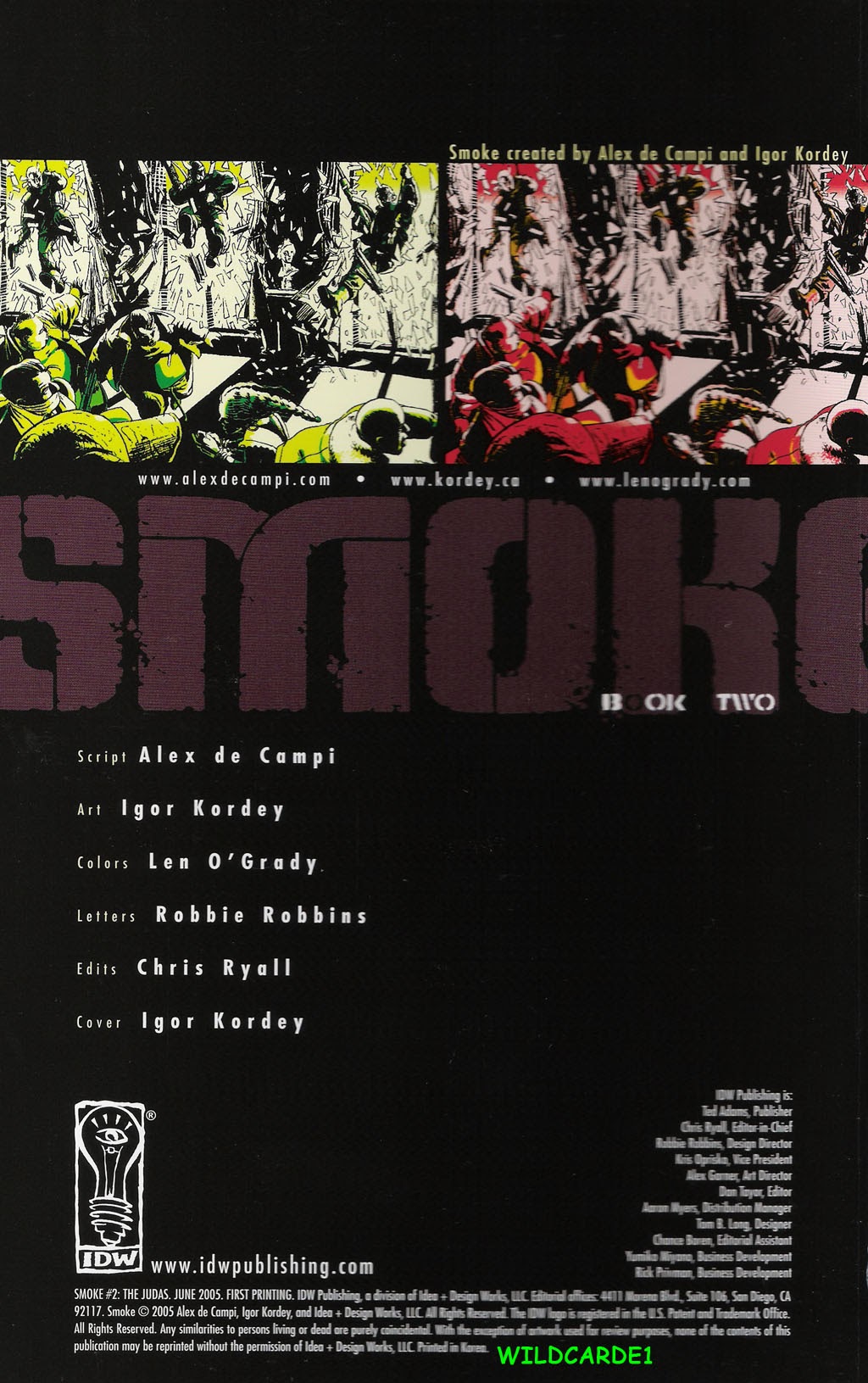 Read online Smoke comic -  Issue #2 - 2