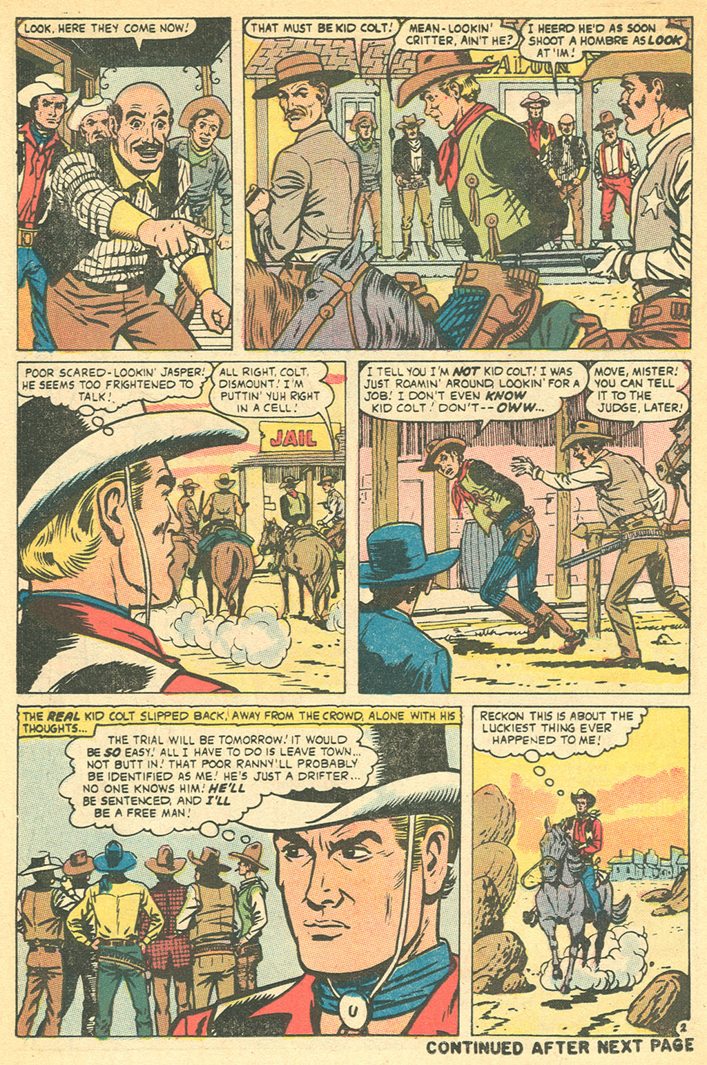 Read online Kid Colt Outlaw comic -  Issue #146 - 14
