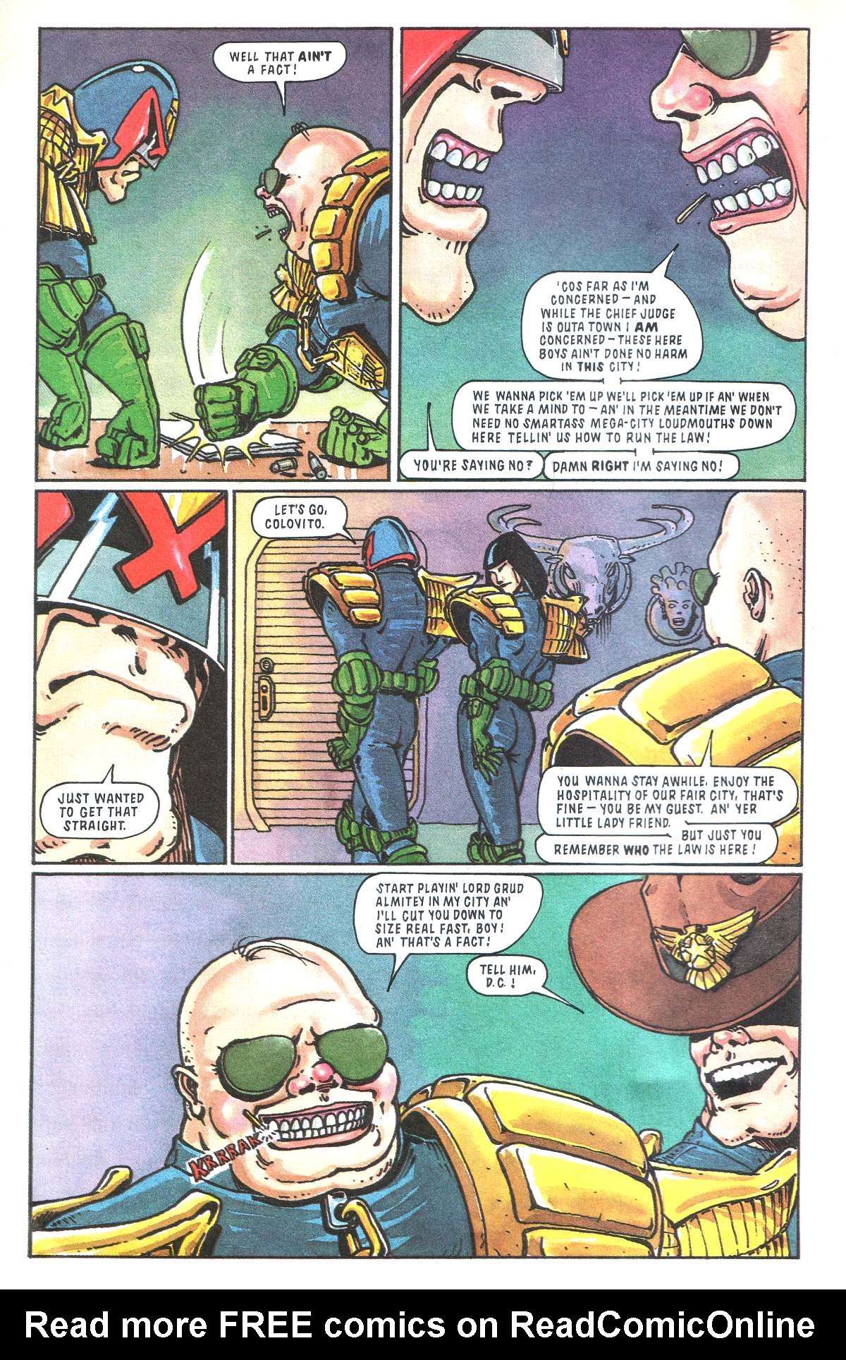 Read online Judge Dredd: The Megazine (vol. 2) comic -  Issue #1 - 6