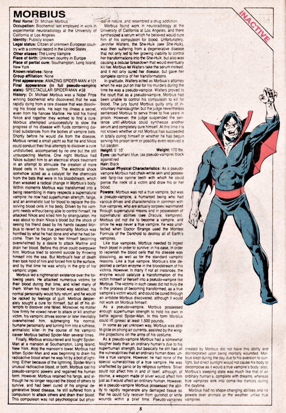Read online The Official Handbook of the Marvel Universe comic -  Issue #14 - 6