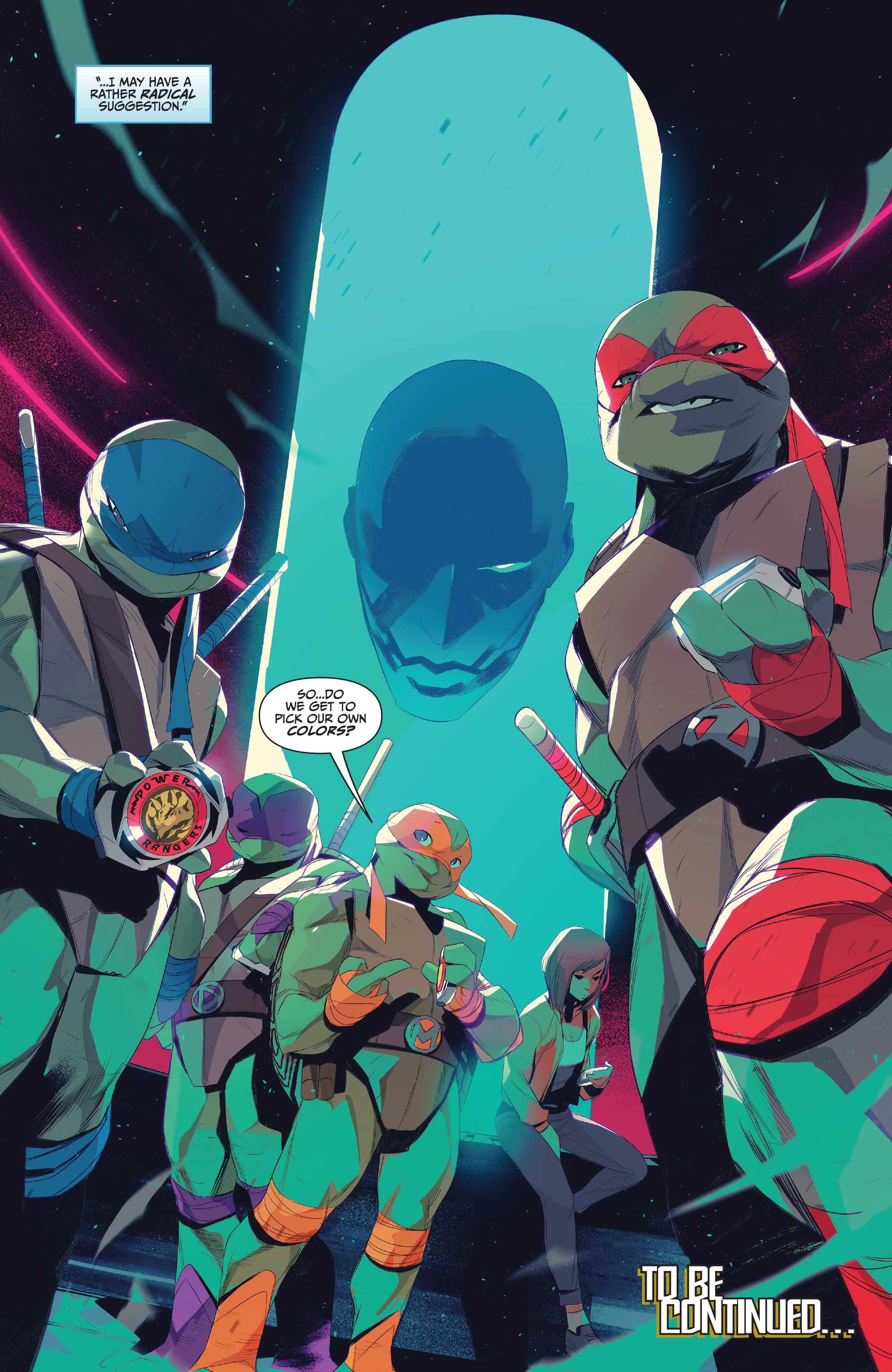 Read online Mighty Morphin Power Rangers: Teenage Mutant Ninja Turtles comic -  Issue #3 - 22