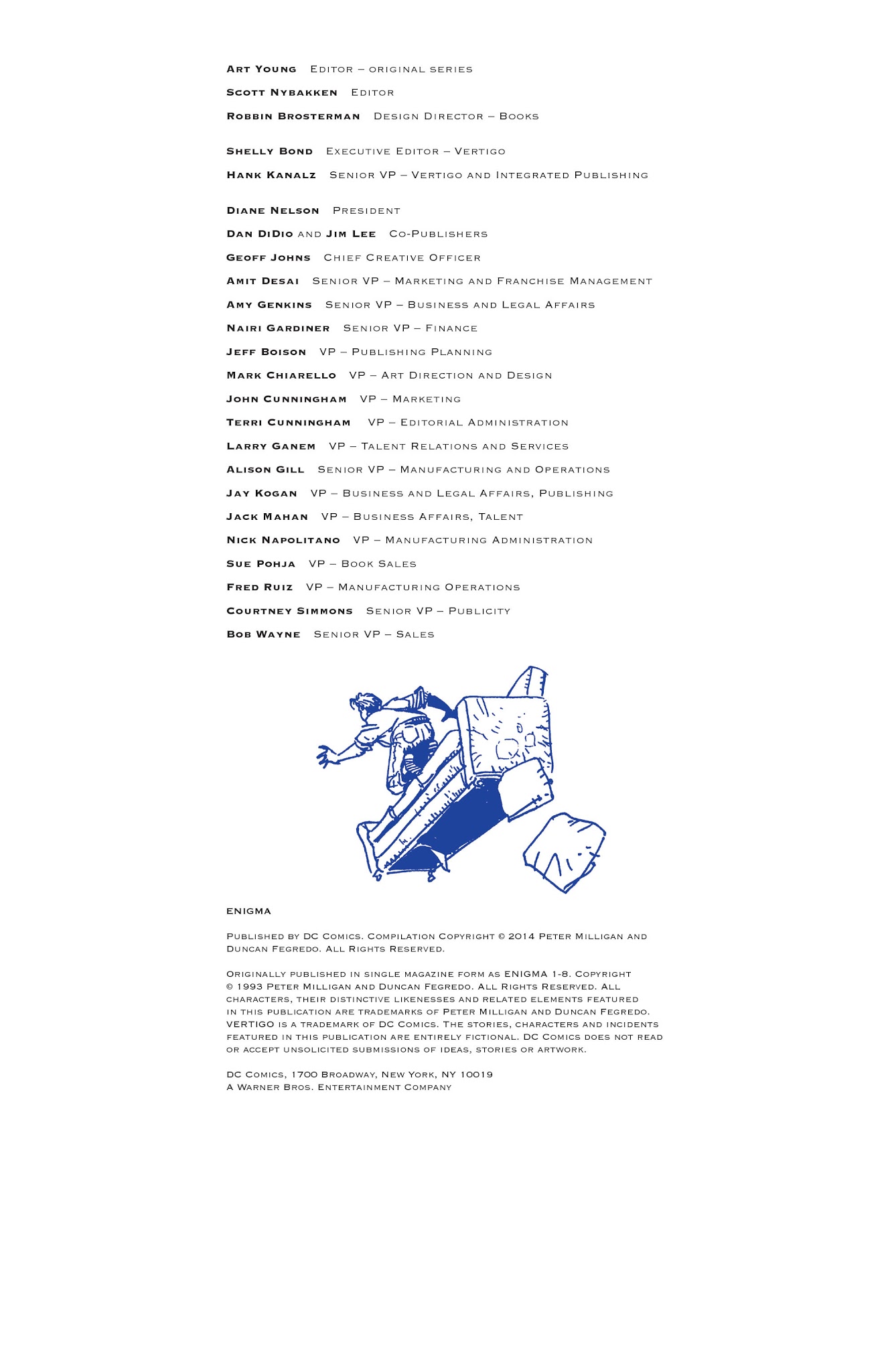 Read online Enigma comic -  Issue # TPB - 3