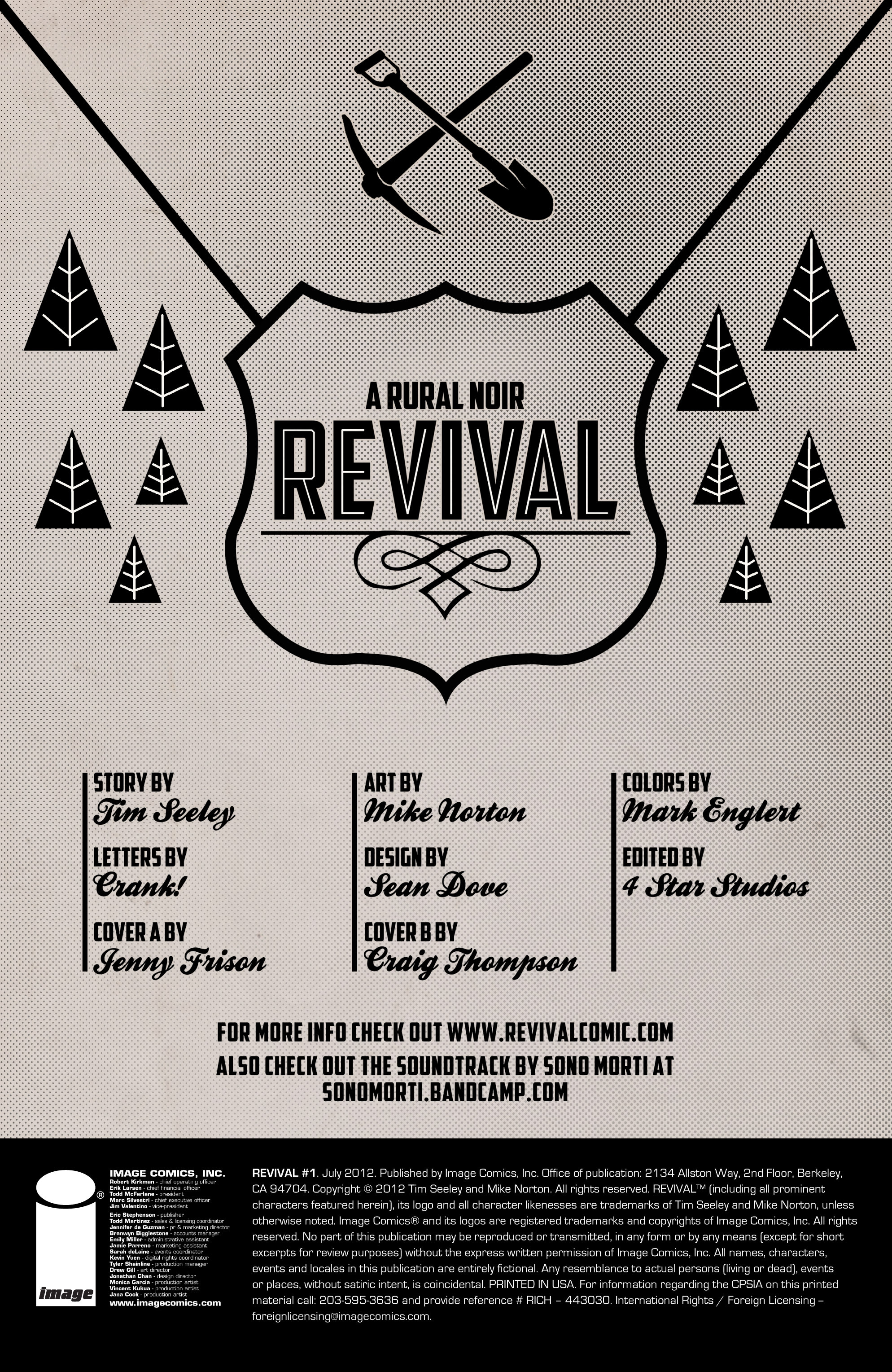 Read online Revival comic -  Issue #1 - 2