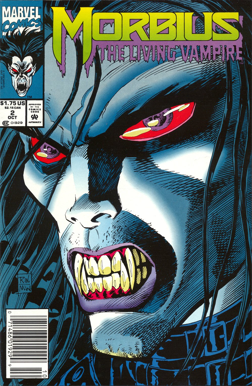 Read online Morbius: The Living Vampire (1992) comic -  Issue #2 - 1