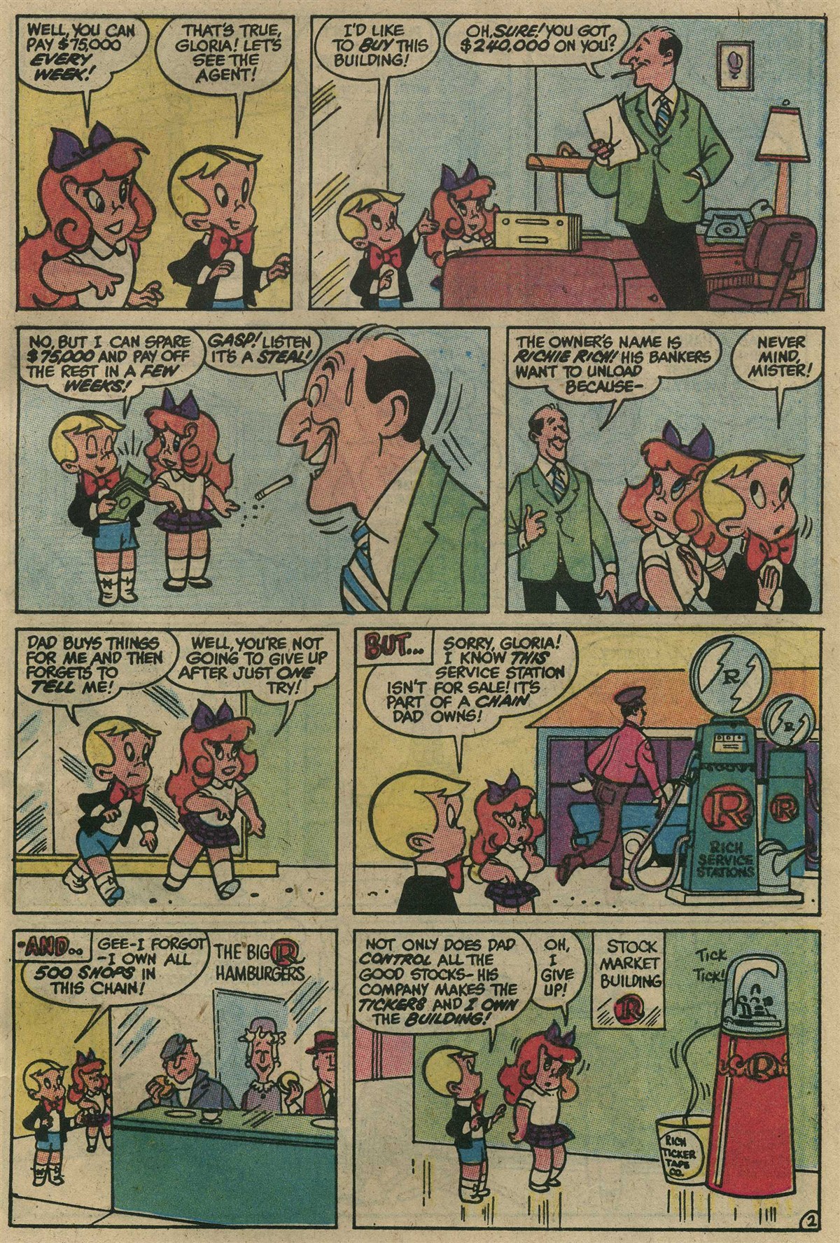 Read online Richie Rich & His Girl Friends comic -  Issue #1 - 45
