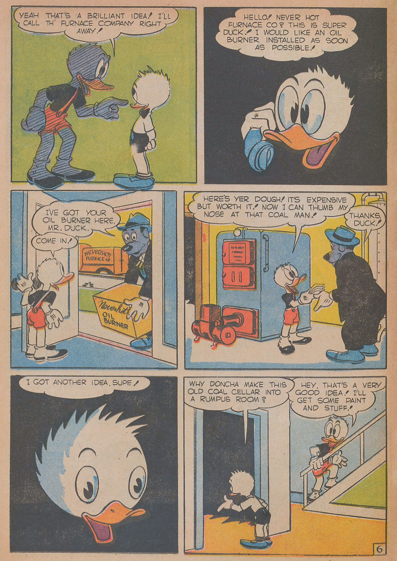 Read online Super Duck Comics comic -  Issue #12 - 16
