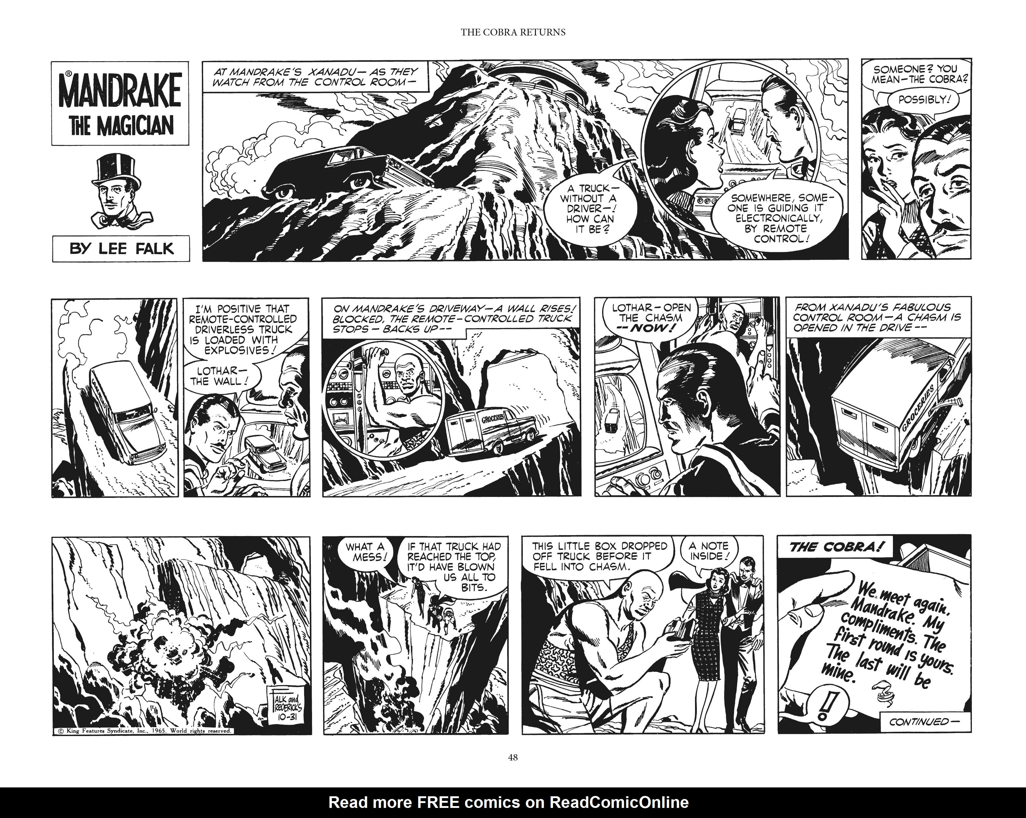 Read online Mandrake the Magician: The Fred Fredricks Sundays comic -  Issue # TPB (Part 1) - 49